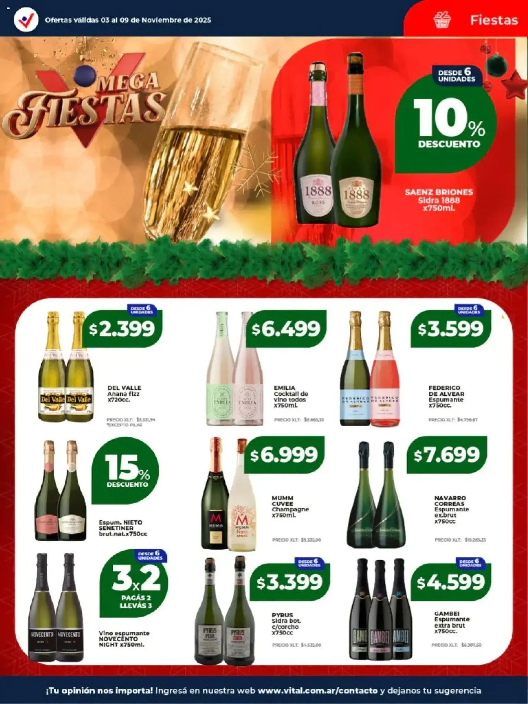 Vital ofertas - Neuquén - folleto válido desde 03/11/2025 página 21 de 22