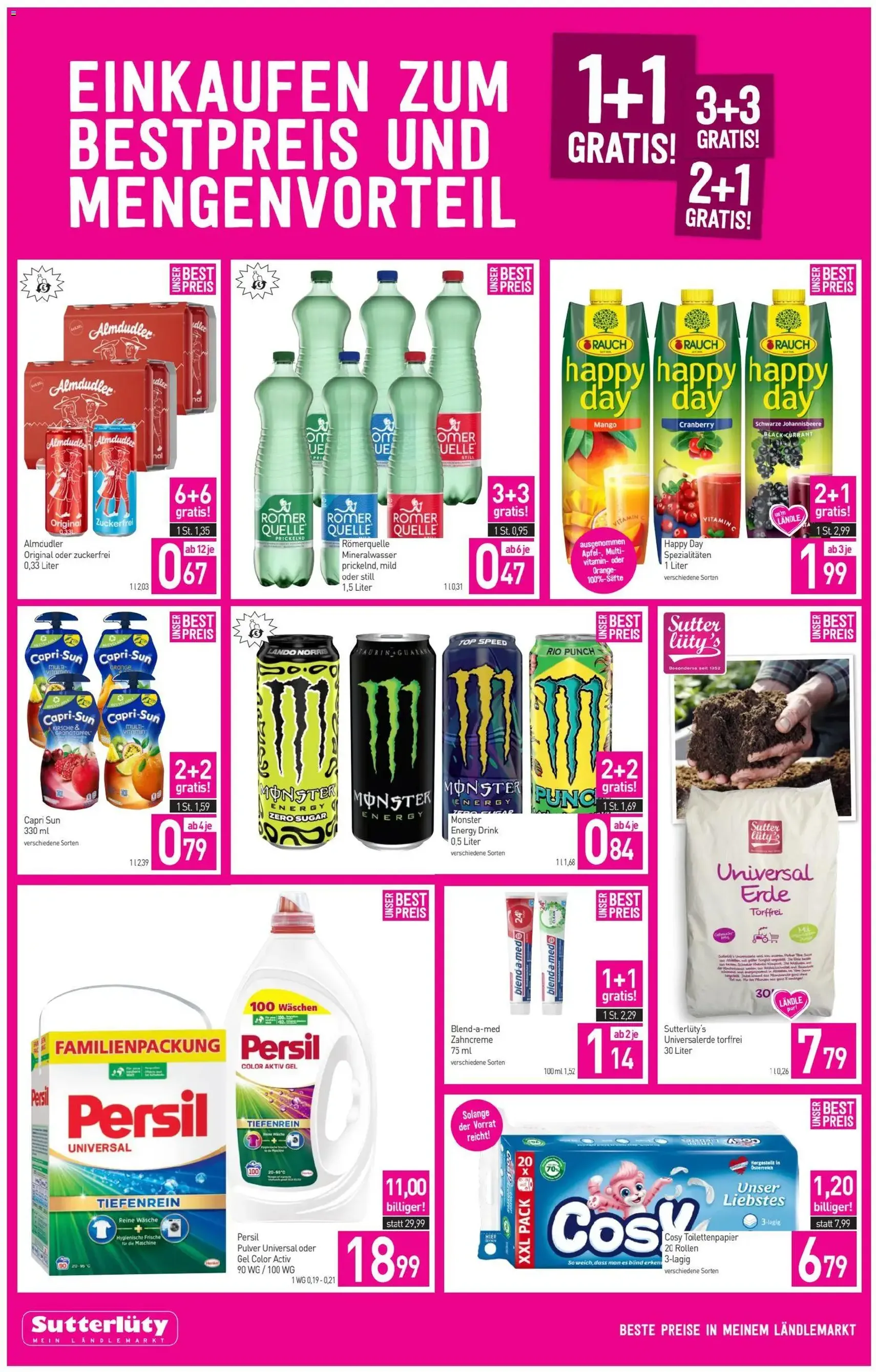 Sutterlüty Flugblatt - Gültiger Prospekt ab 19.03.2026, Seite 4 von insgesamt 12