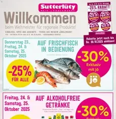 Sutterlüty Flugblatt - Prospekt Vorschau gültig ab 22.10.2025