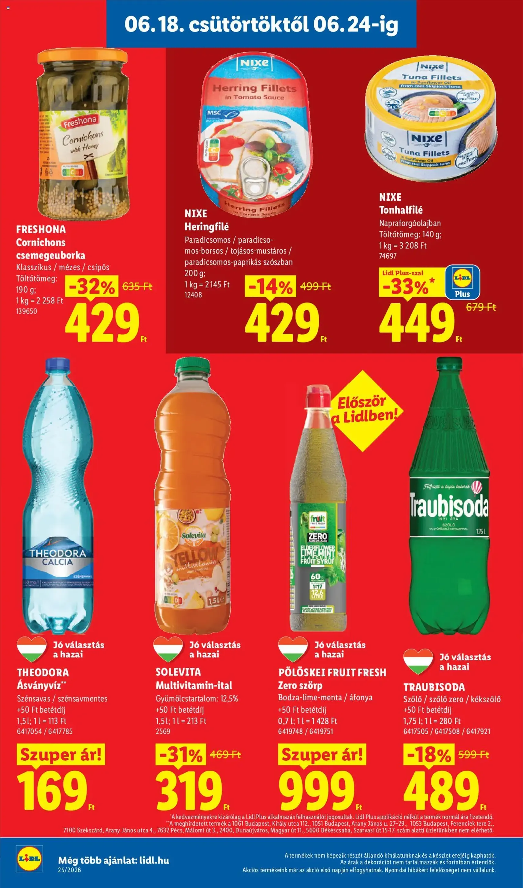 Lidl akciós újság - 2026.06.18. érvényes szórólap 10 oldal 78 oldalból