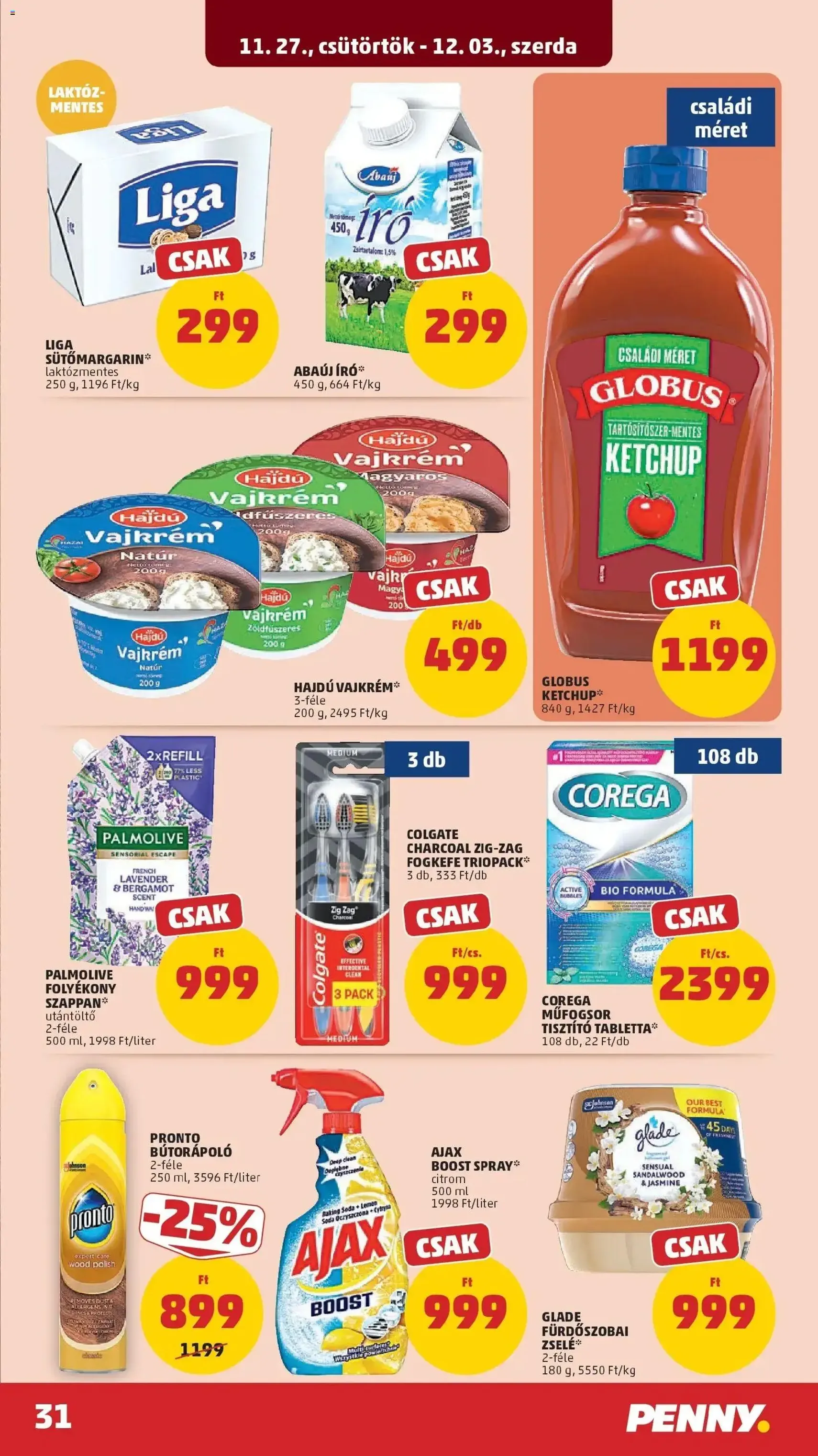 PENNY Akciós újság - 2025.11.27. érvényes szórólap 31 oldal 39 oldalból
