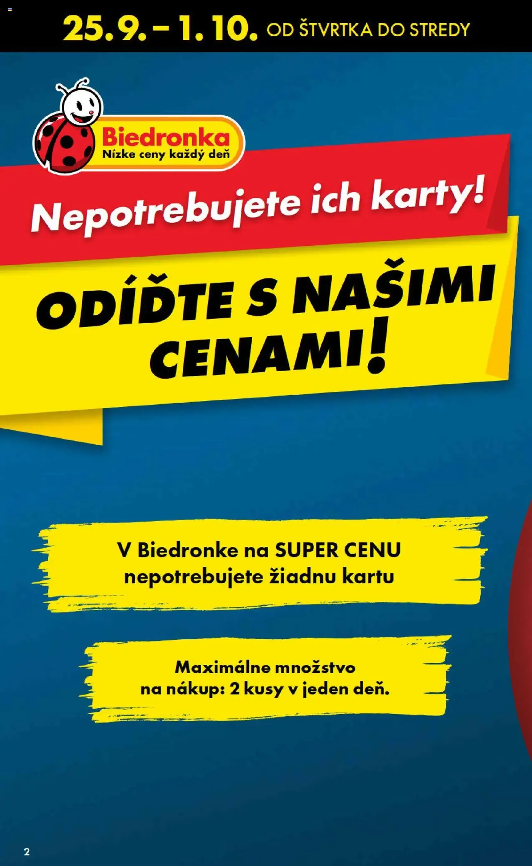 Biedronka leták - platný leták od 25.09.2025 strana 2 z 48