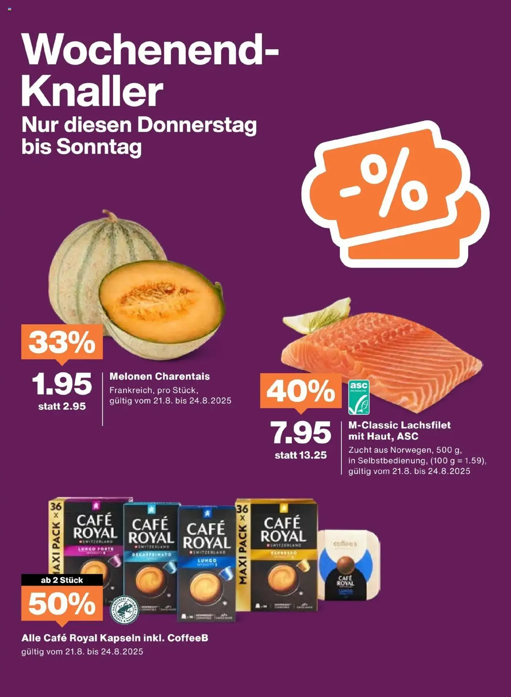Migros Aktionen - Gültiger Prospekt ab 19.08.2025, Seite 20 von insgesamt 20 Migros Aktionen - Gültiger Prospekt ab 19.08.2025, Seite 20 von insgesamt 20