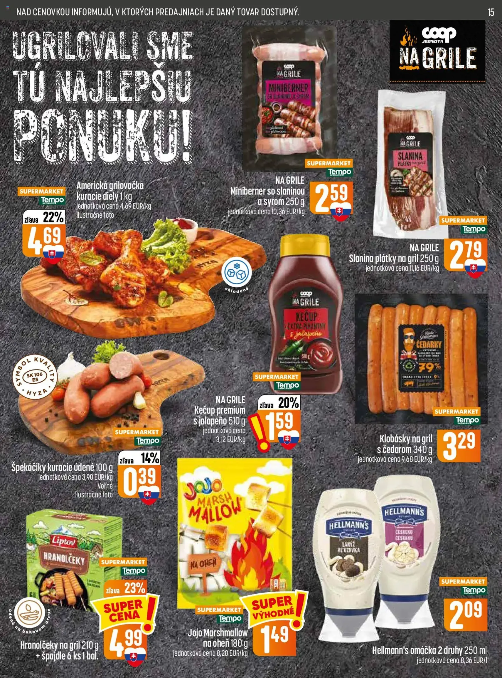 COOP Jednota leták - platný leták od 23.07.2026 strana 15 z 28