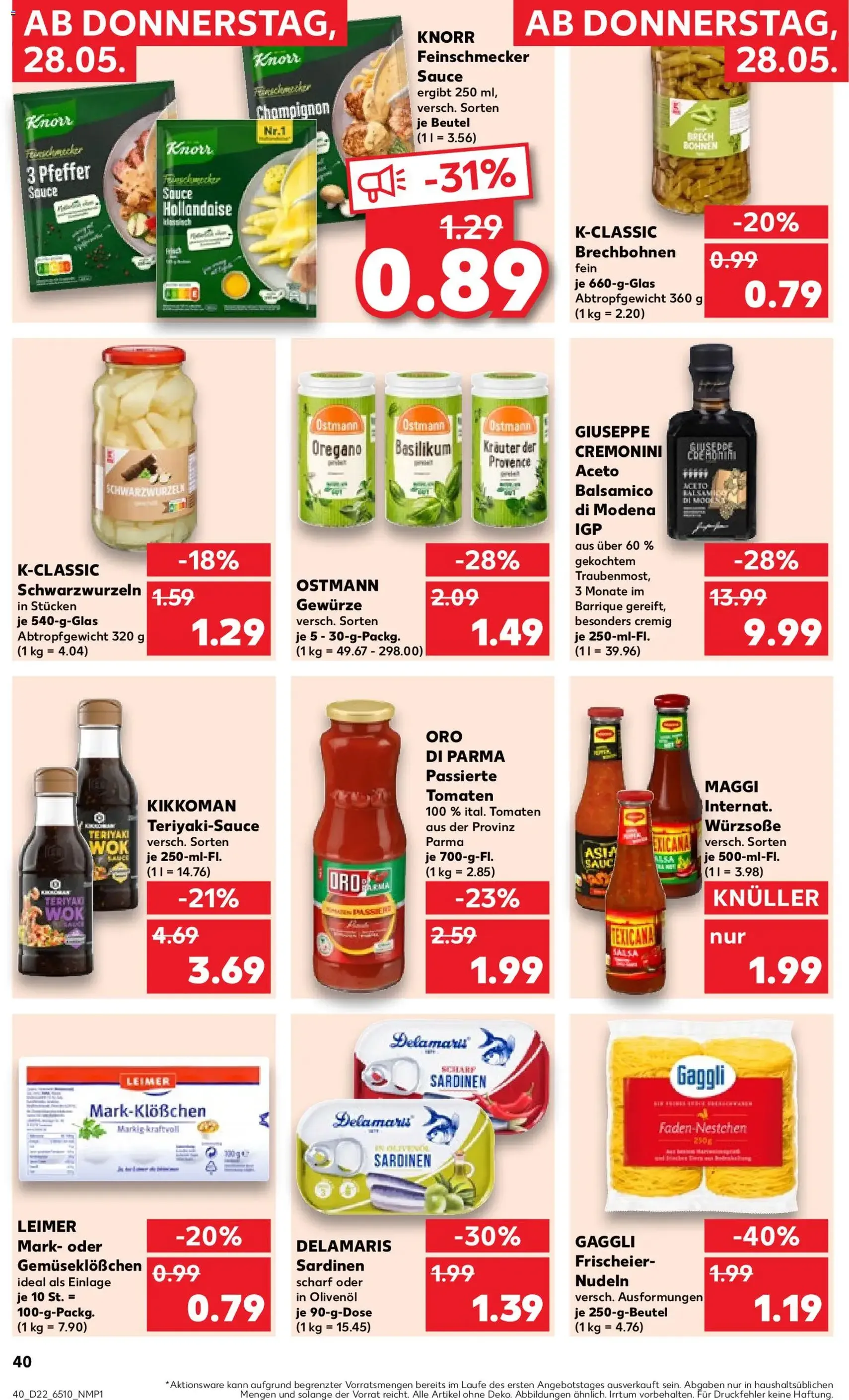 Kaufland DE - DE Folder - geldige folder vanaf 28-05-2026 pagina 40 van 64