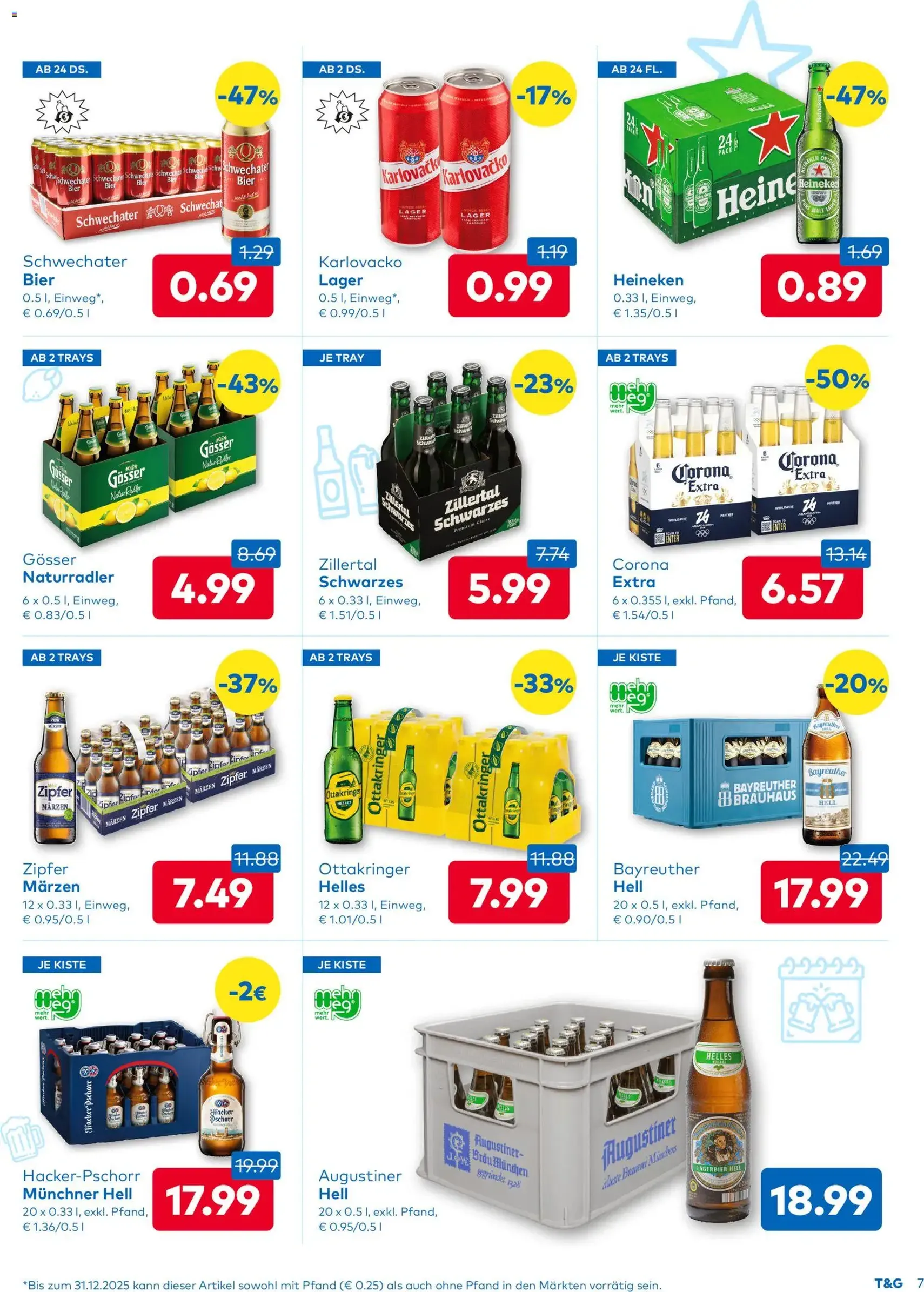 T&G Flugblatt - Gültiger Prospekt ab 06.11.2025, Seite 7 von insgesamt 8