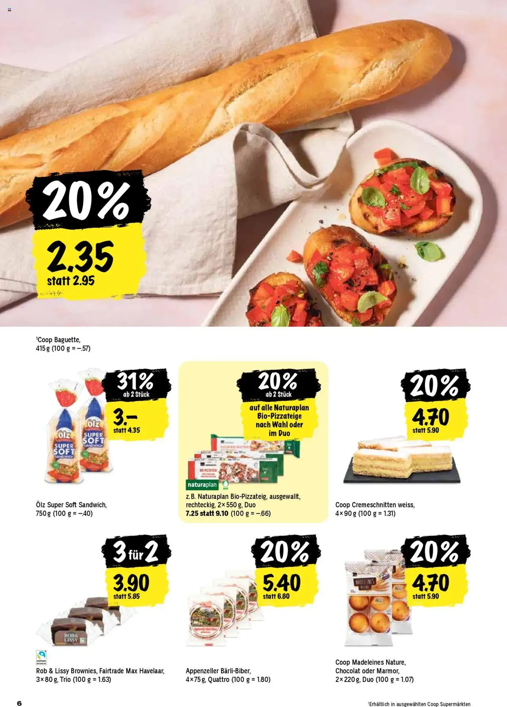 Coop Aktionen - Gültiger Prospekt ab 07.08.2025, Seite 6 von insgesamt 24 Coop Aktionen - Gültiger Prospekt ab 07.08.2025, Seite 6 von insgesamt 24