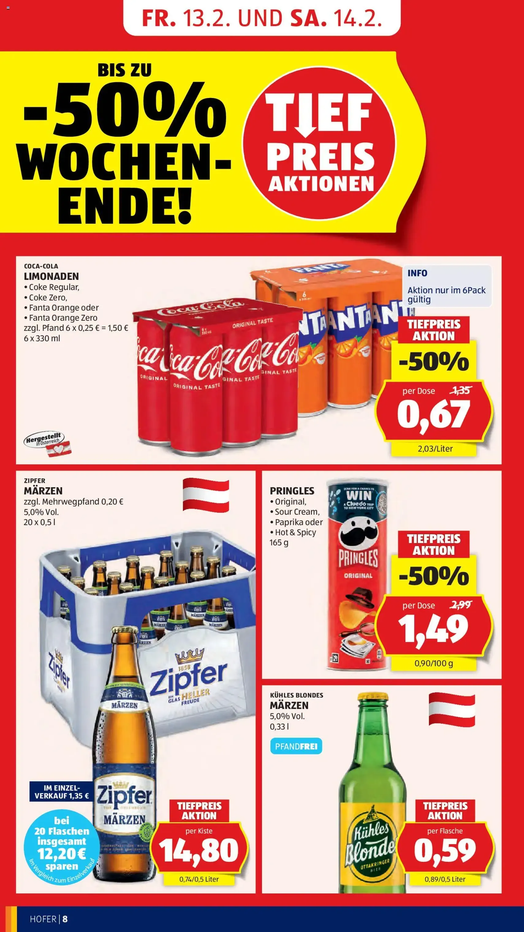 Hofer Flugblatt - Gültiger Prospekt ab 13.02.2026, Seite 10 von insgesamt 41