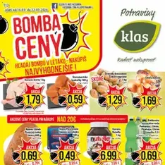 Klas leták - náhľad letáku platný od 16.03.2026