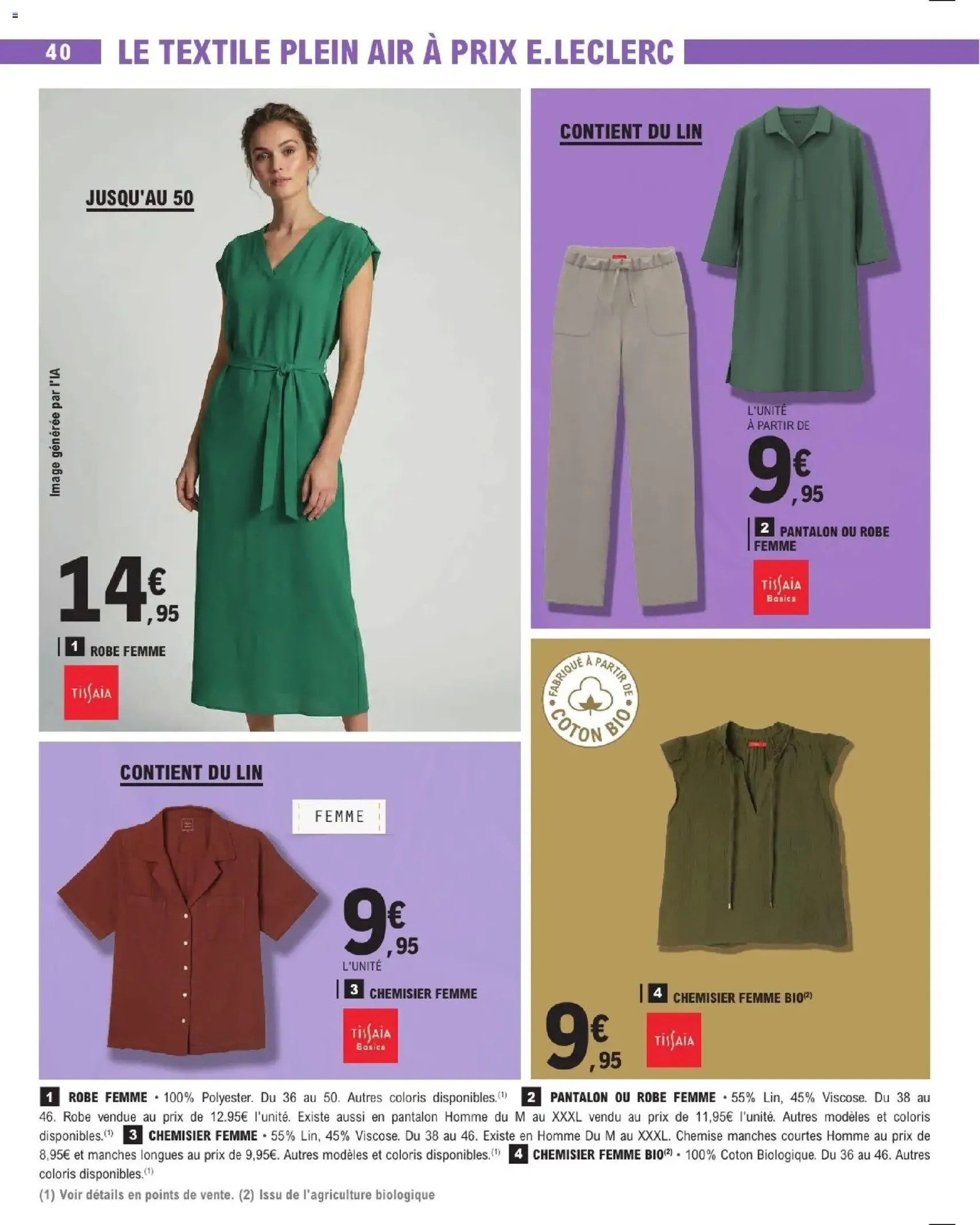 E.Leclerc catalogue de la semaine 16 - brochure valable à partir du 14/04/2026, page 40 sur 56