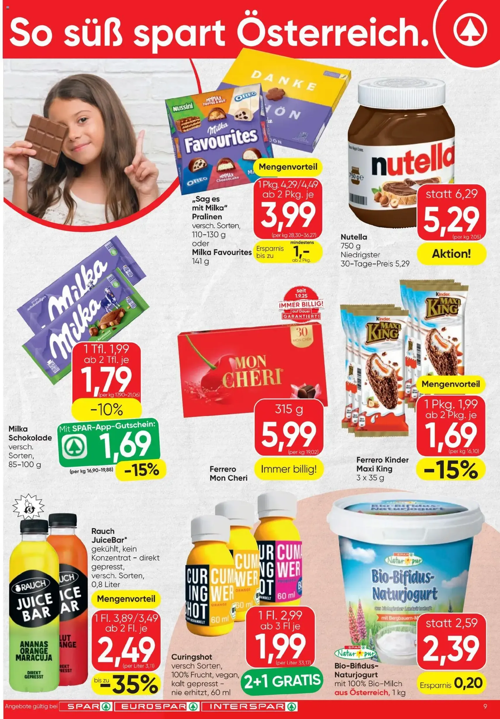 Spar Flugblatt - Gültiger Prospekt ab 20.11.2025, Seite 9 von insgesamt 20