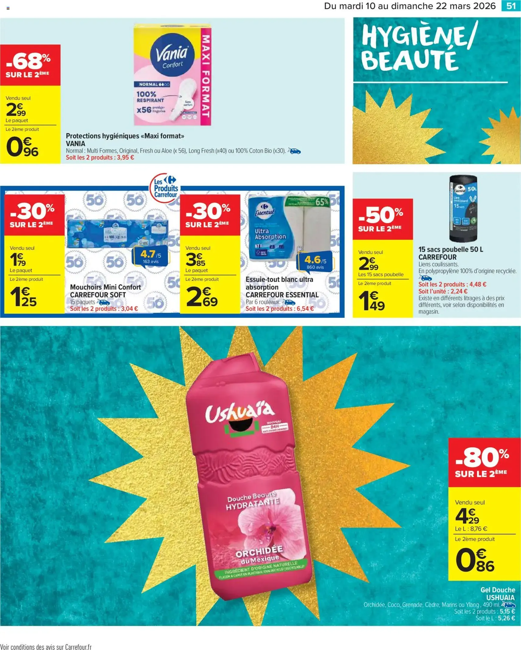 Carrefour Market catalogue semaine 11 - brochure valable à partir du 10/03/2026, page 53 sur 62