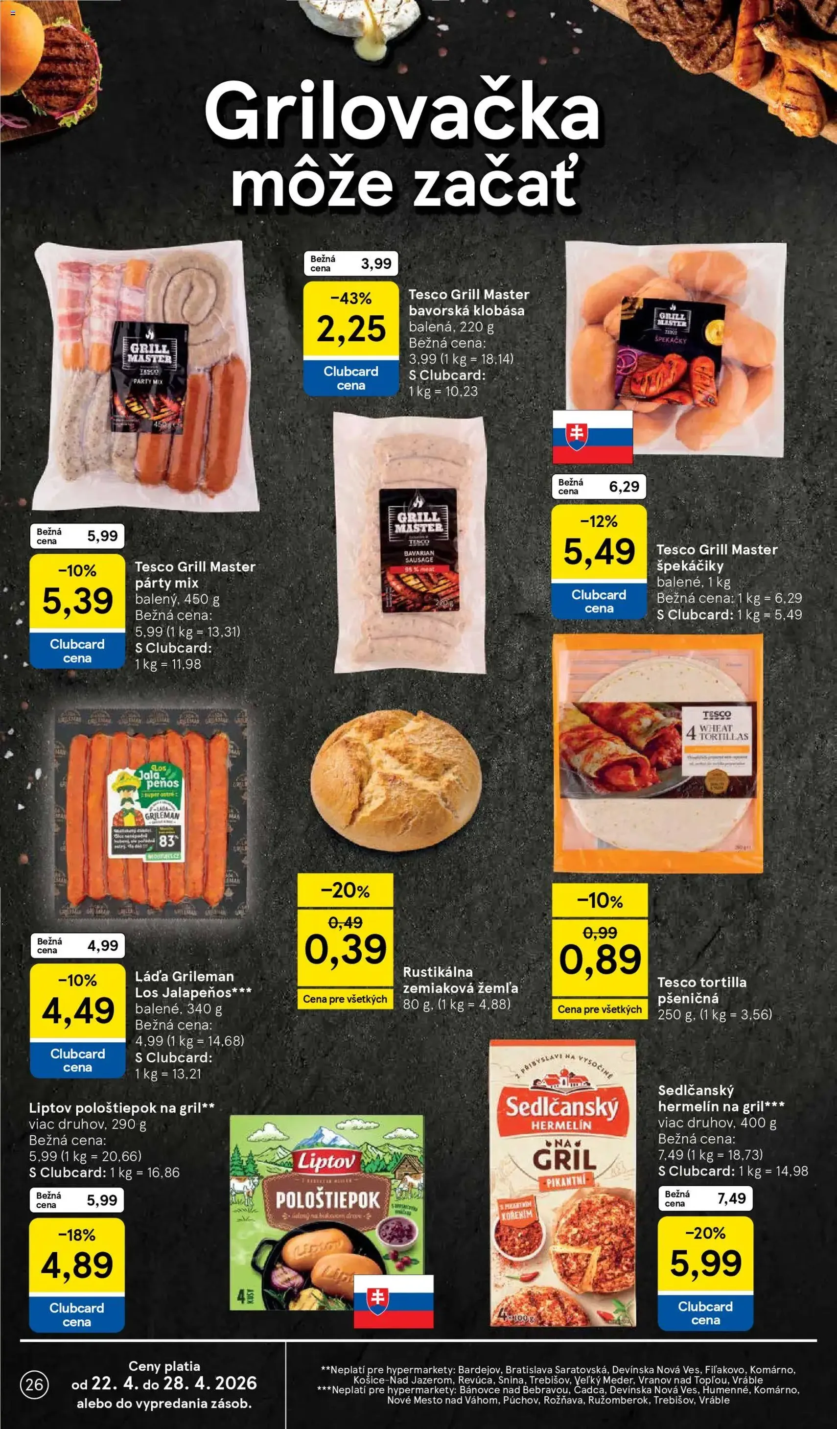 Tesco Hypermarket - leták - platný leták od 22.04.2026 strana 26 z 45