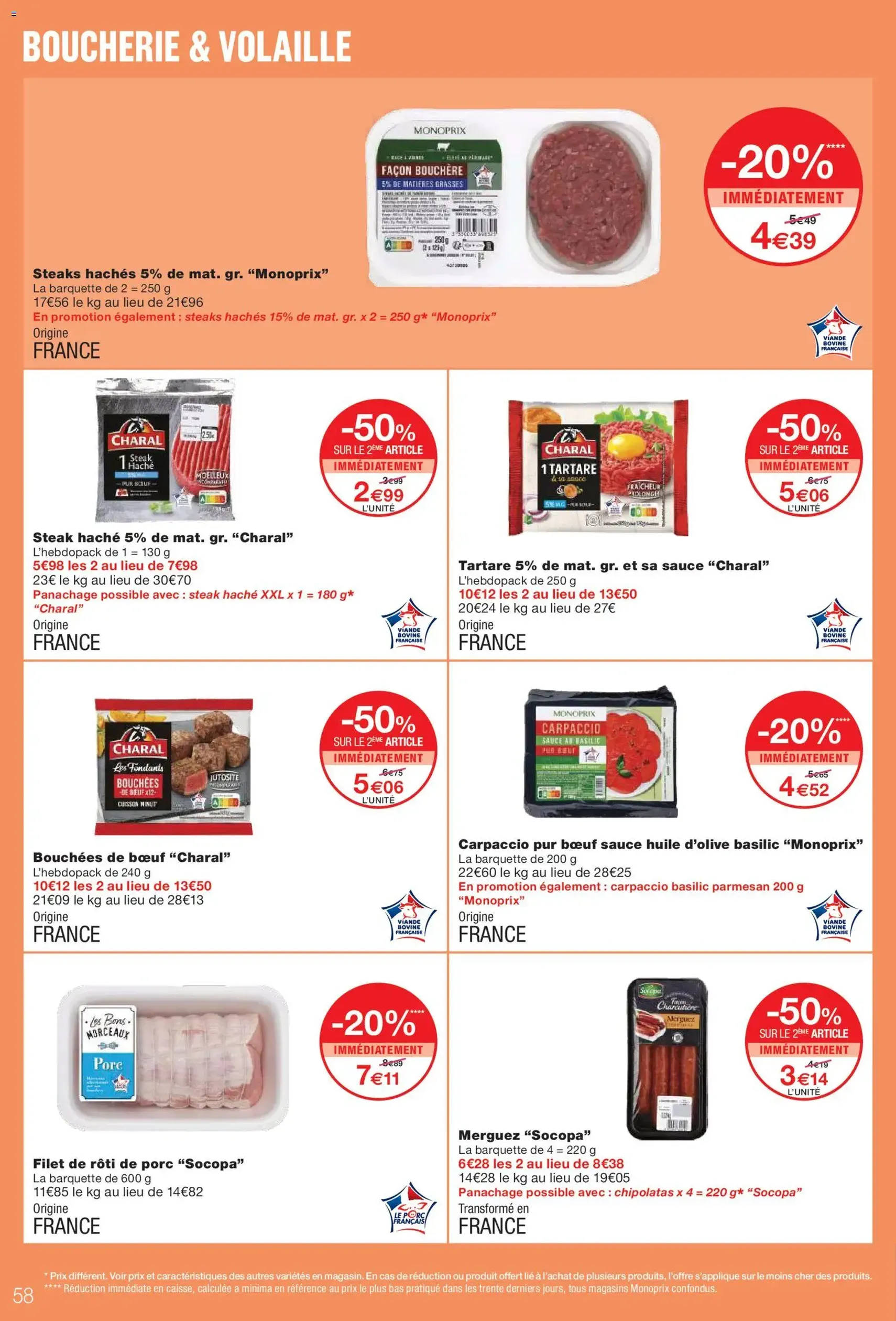 Monoprix catalogue - brochure valable à partir du 19/05/2026, page 58 sur 75