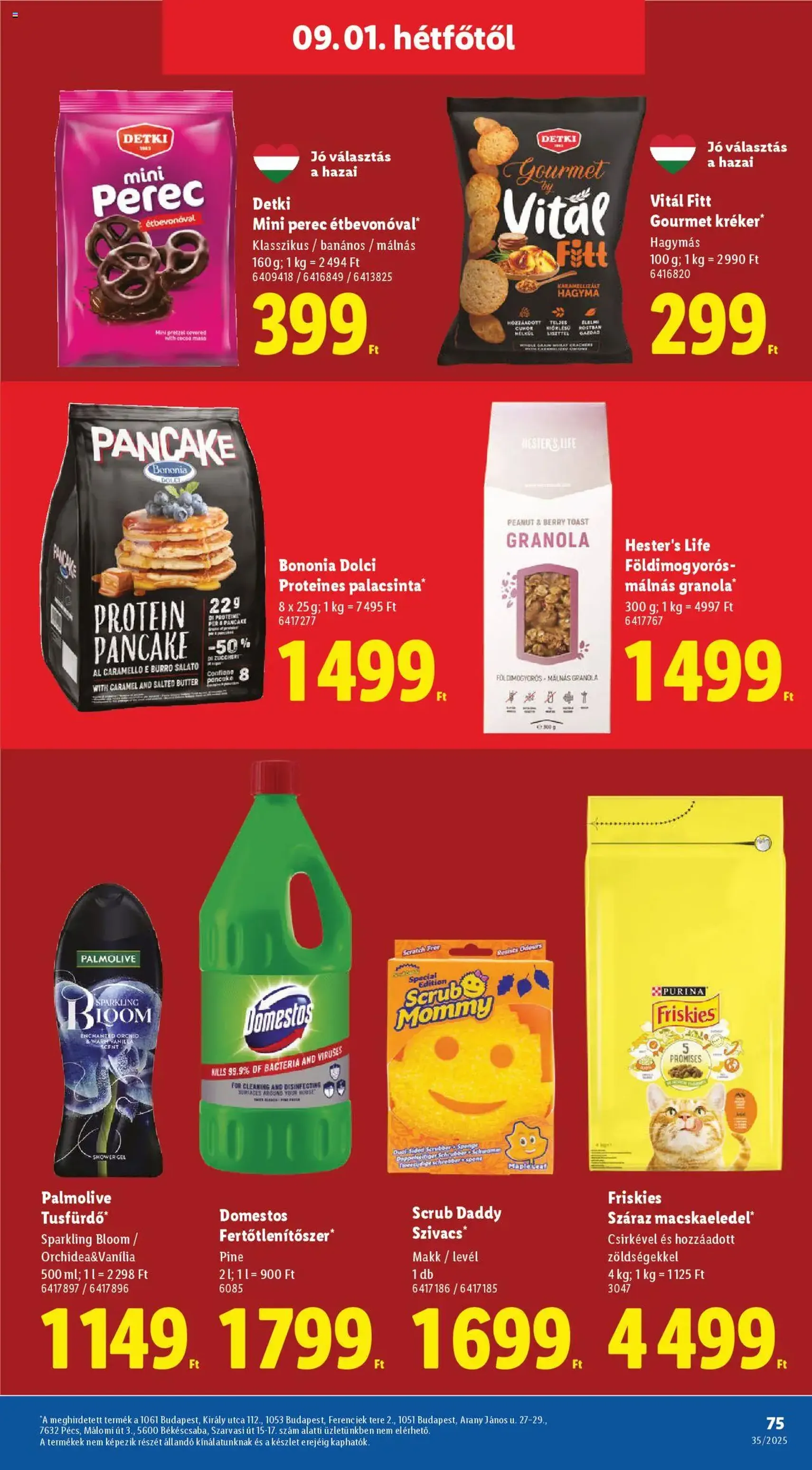 Lidl Akciós újság - 2025.08.28. érvényes szórólap 75 oldal 76 oldalból Lidl Akciós újság - 2025.08.28. érvényes szórólap 75 oldal 76 oldalból
