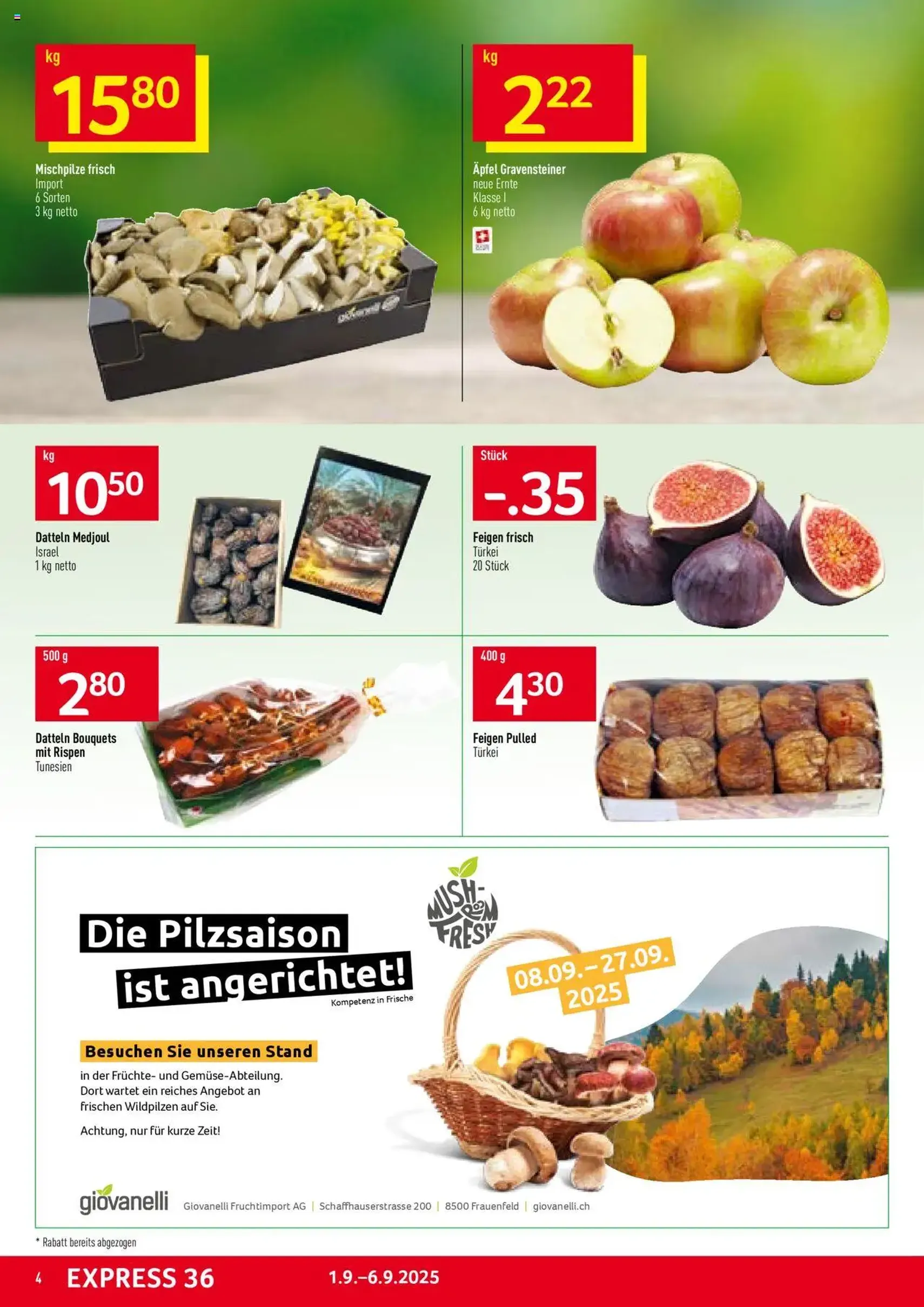 Prodega Aktionen - Gültiger Prospekt ab 01.09.2025, Seite 4 von insgesamt 40 Prodega Aktionen - Gültiger Prospekt ab 01.09.2025, Seite 4 von insgesamt 40