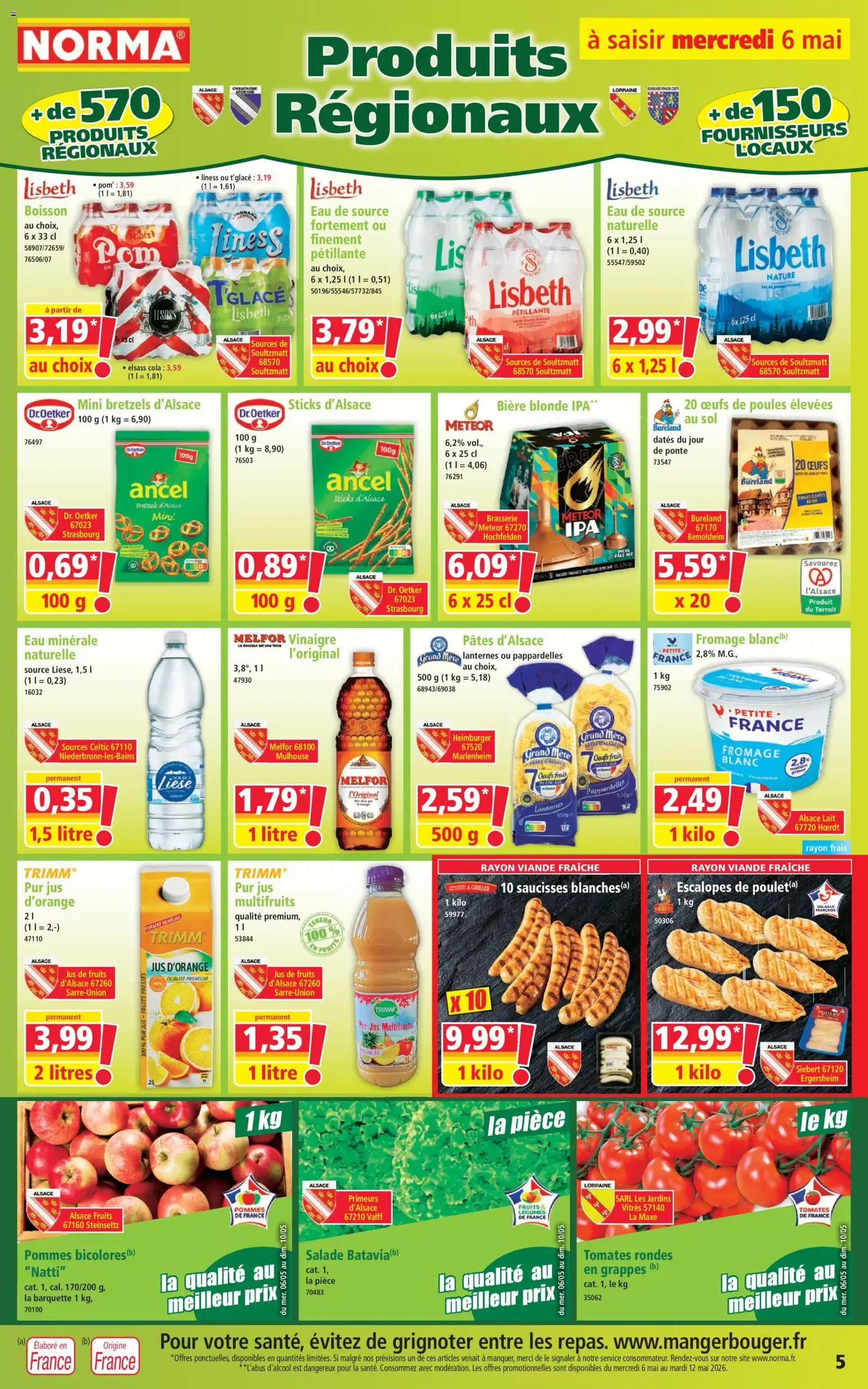 Norma catalogue - brochure valable à partir du 06/05/2026, page 5 sur 14