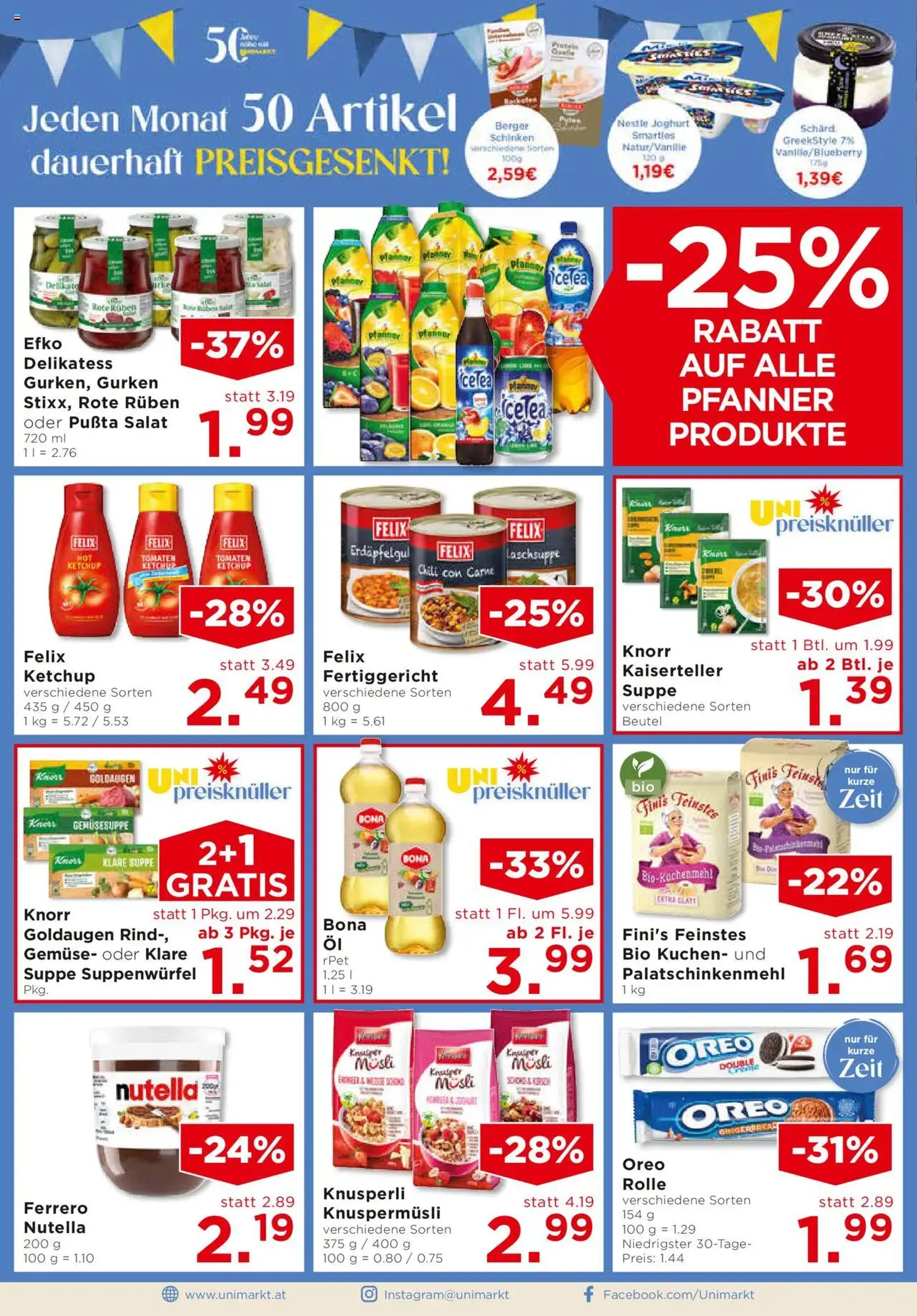 Unimarkt Flugblatt - Gültiger Prospekt ab 15.10.2025, Seite 8 von insgesamt 12