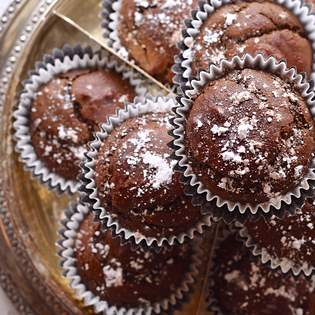 Previsualización de la receta Las mejores magdalenas de chocolate y plátano