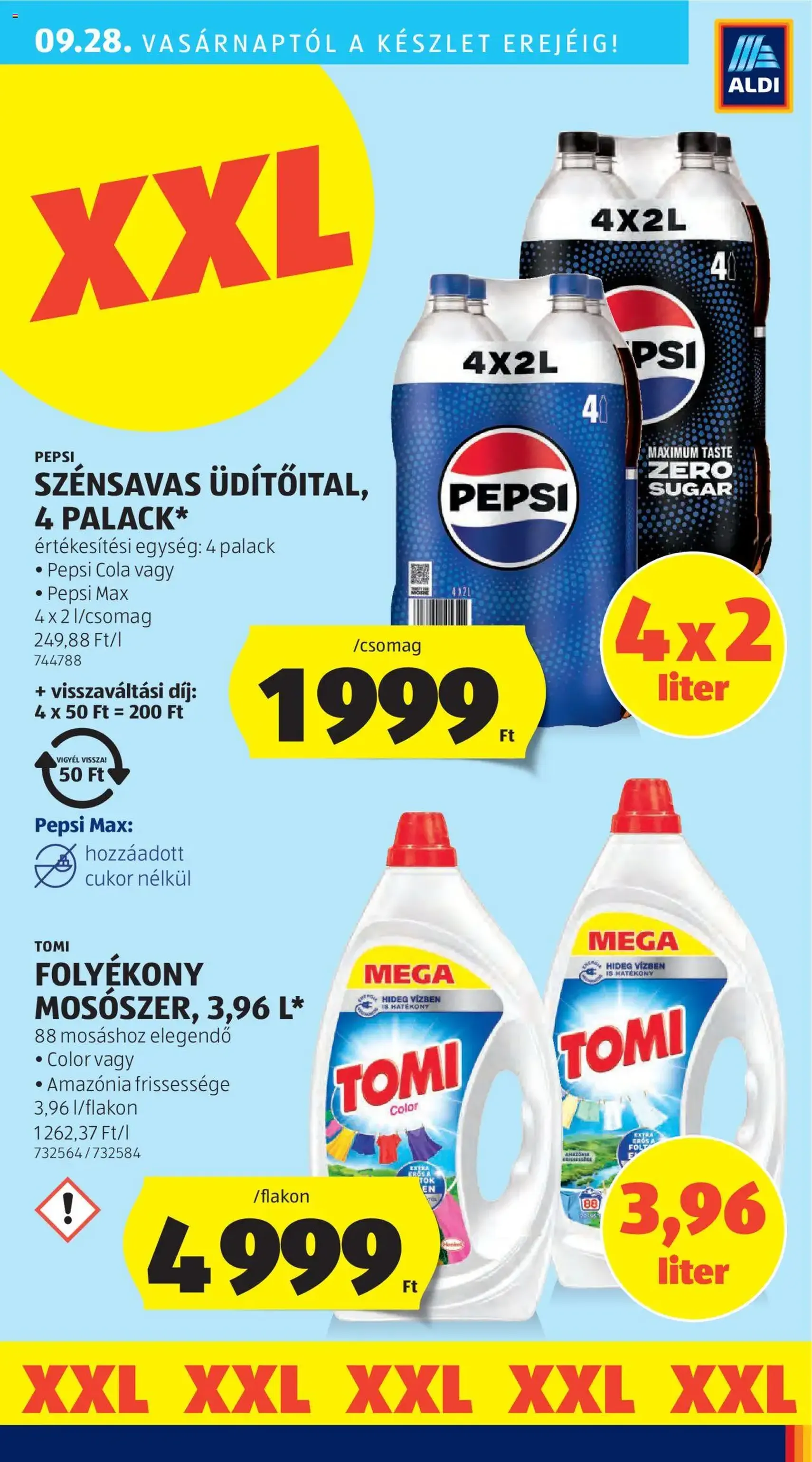 Aldi Akciós újság - 2025.09.25. érvényes szórólap 5 oldal 51 oldalból Aldi Akciós újság - 2025.09.25. érvényes szórólap 5 oldal 51 oldalból