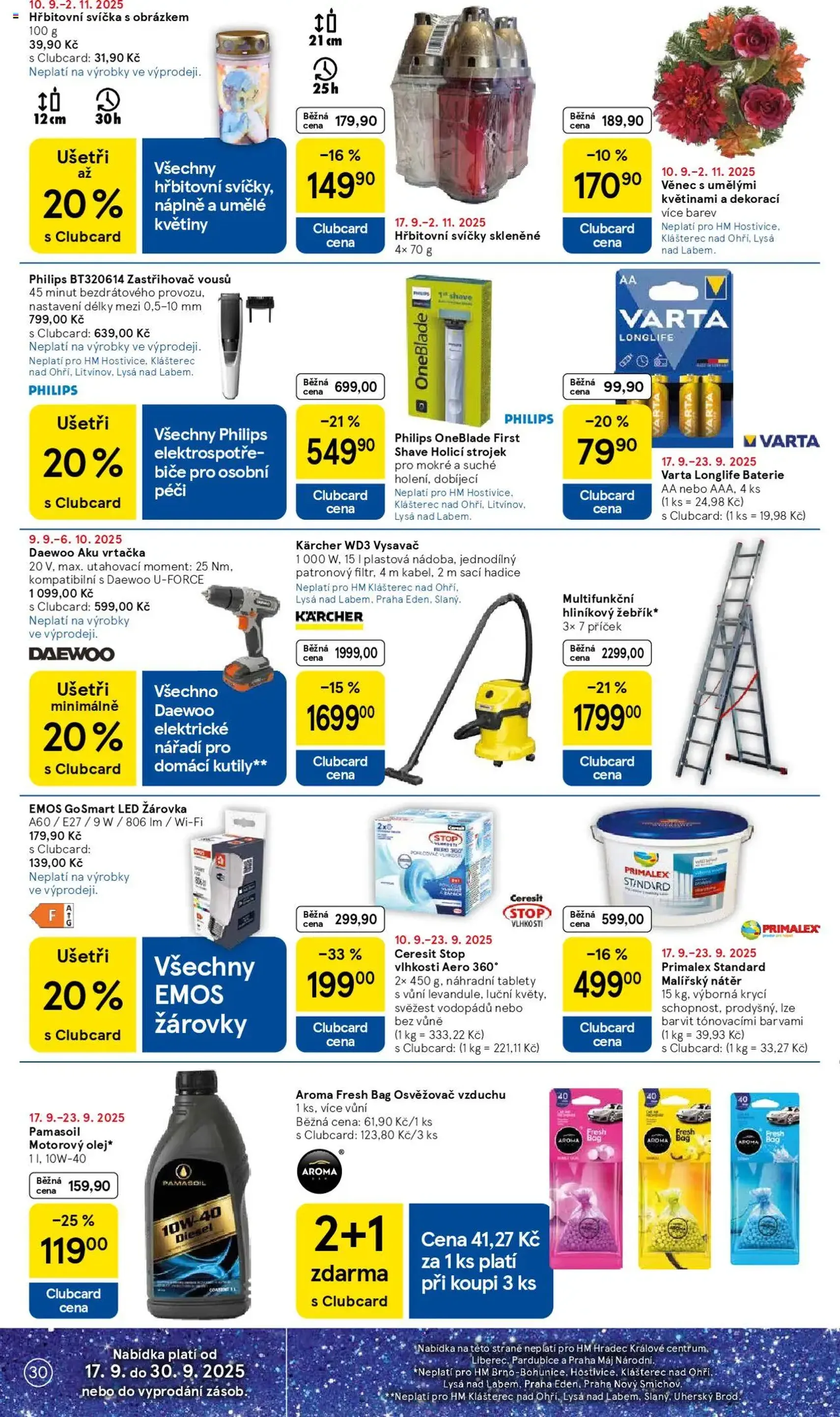 Tesco leták - Hypermarket - platný leták od 17.09.2025 strana 30 z 33
