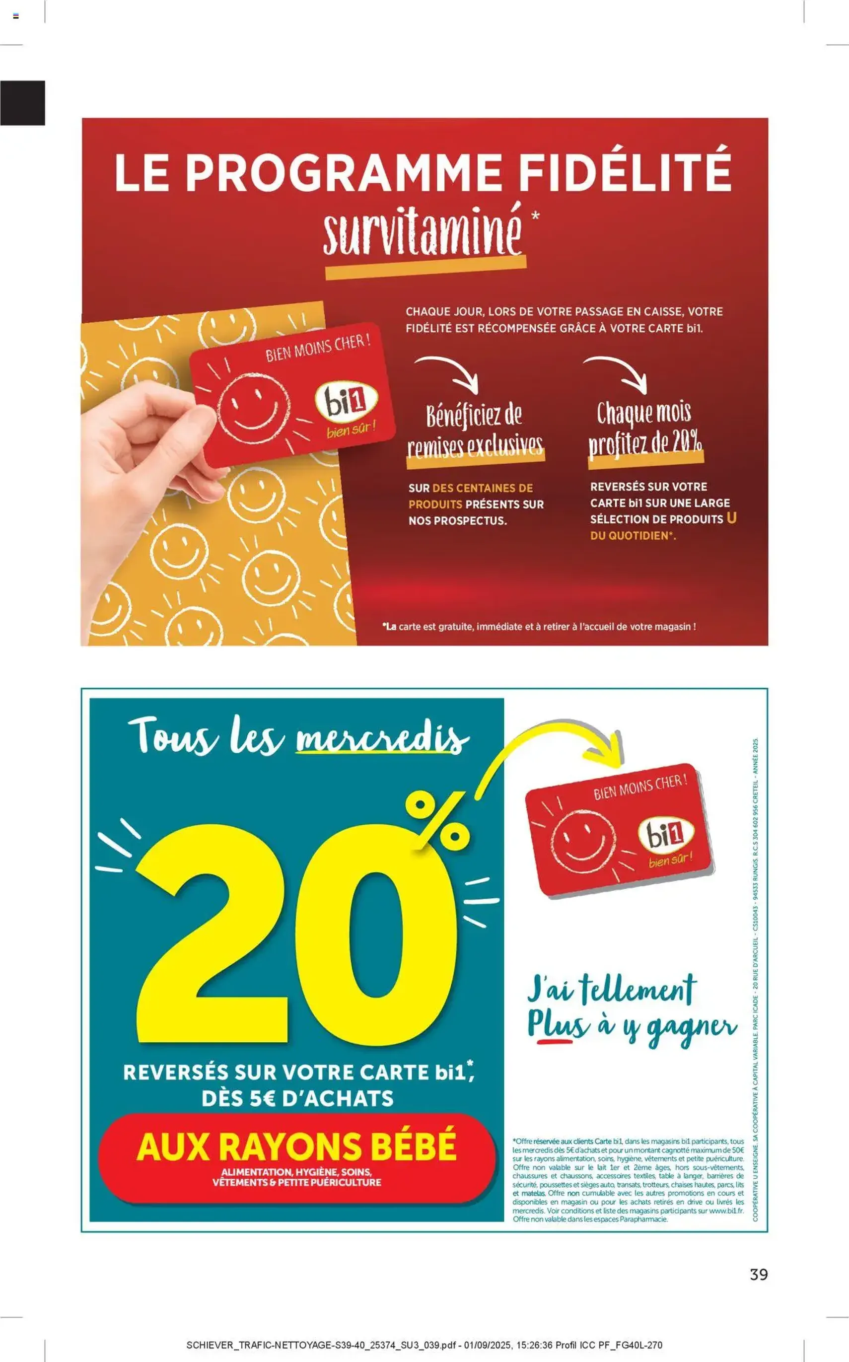 Bi1 catalogue - brochure valable à partir du 22/09/2025, page 39 sur 40