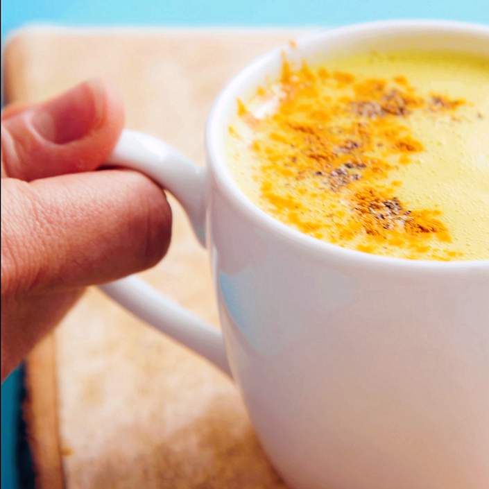 Leche dorada fácilmente