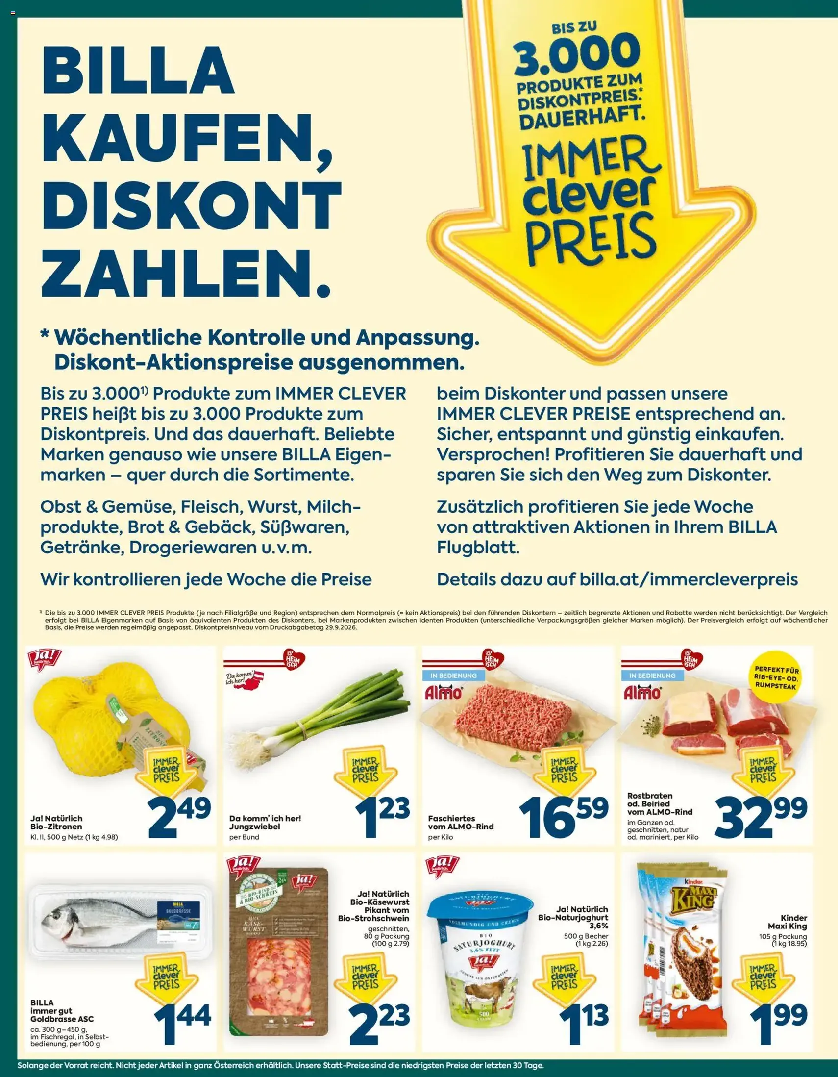 Billa Plus Flugblatt - Gültiger Prospekt ab 15.10.2026, Seite 2 von insgesamt 16