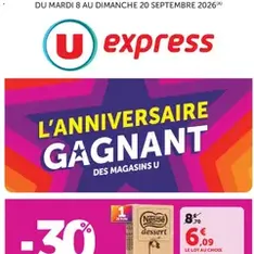 U Express catalogue - Prévisualisation du catalogue valable à partir du 08/09/2026