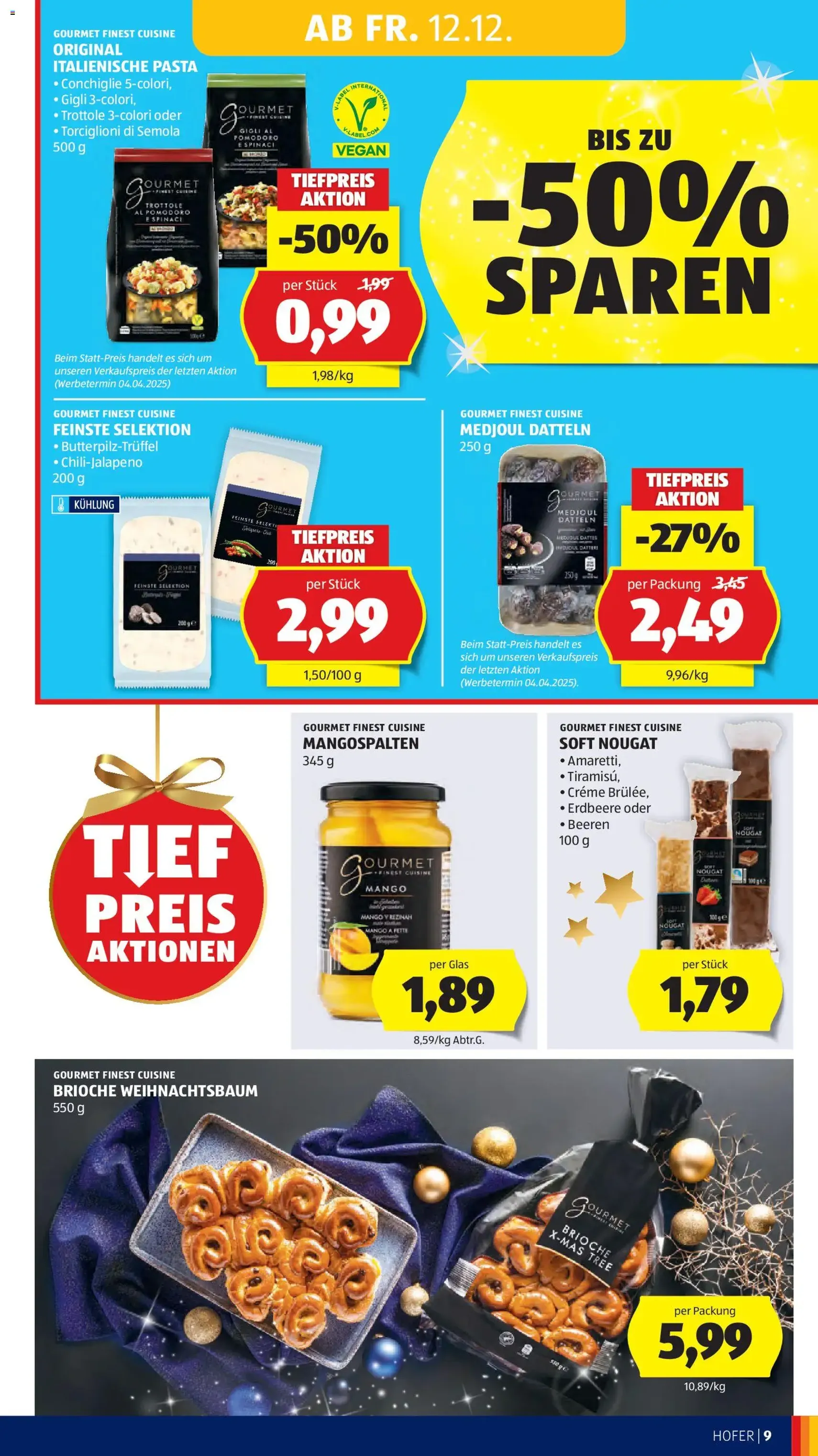 Hofer Flugblatt - Gültiger Prospekt ab 12.12.2025, Seite 15 von insgesamt 53