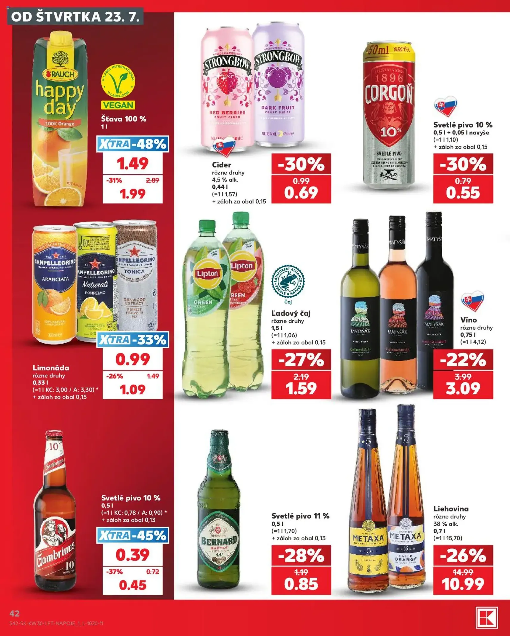 Kaufland leták - platný leták od 23.07.2026 strana 42 z 74