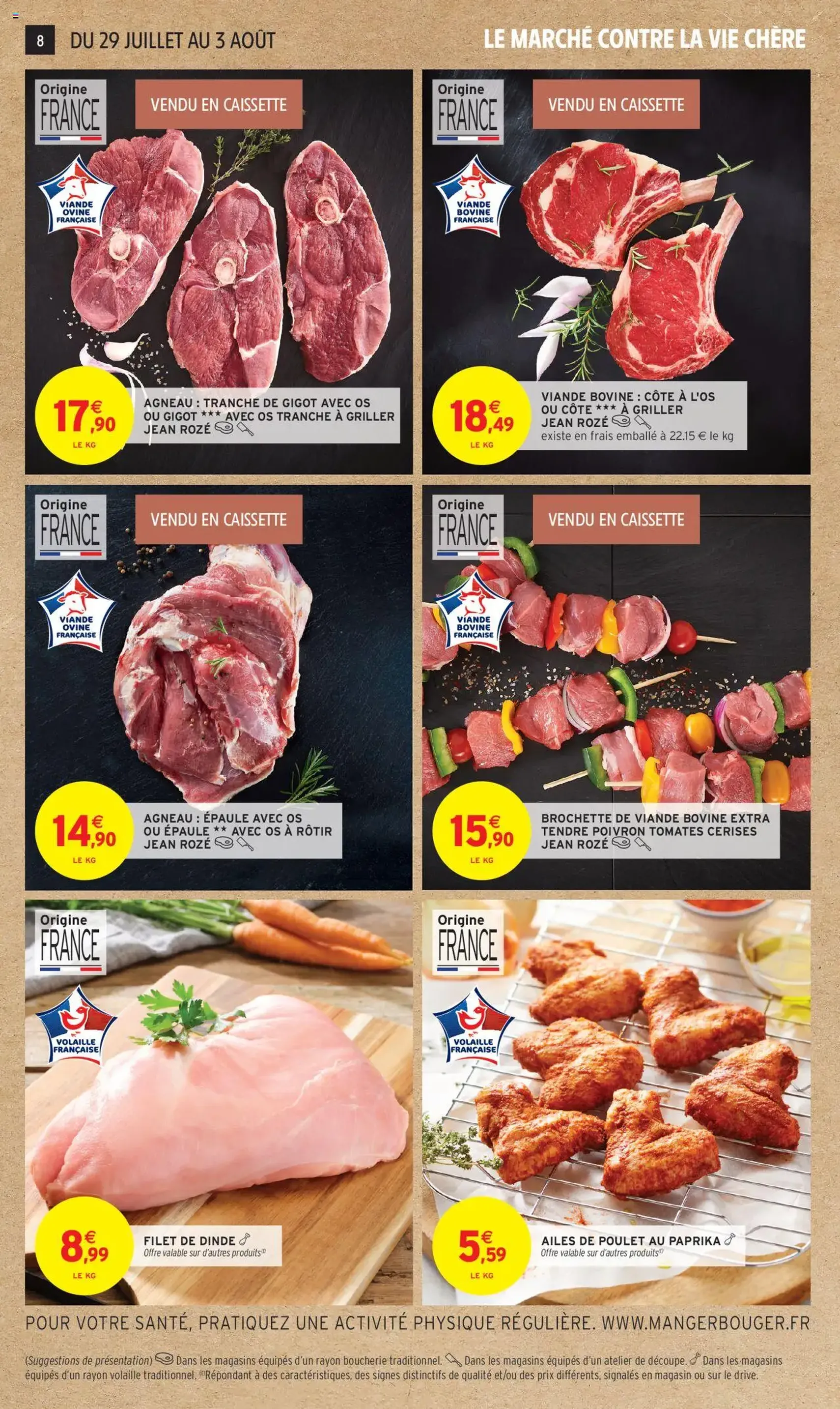 Intermarché catalogue semaine 30 - brochure valable à partir du 29/07/2025, page 8 sur 32 Intermarché catalogue semaine 30 - brochure valable à partir du 29/07/2025, page 8 sur 32