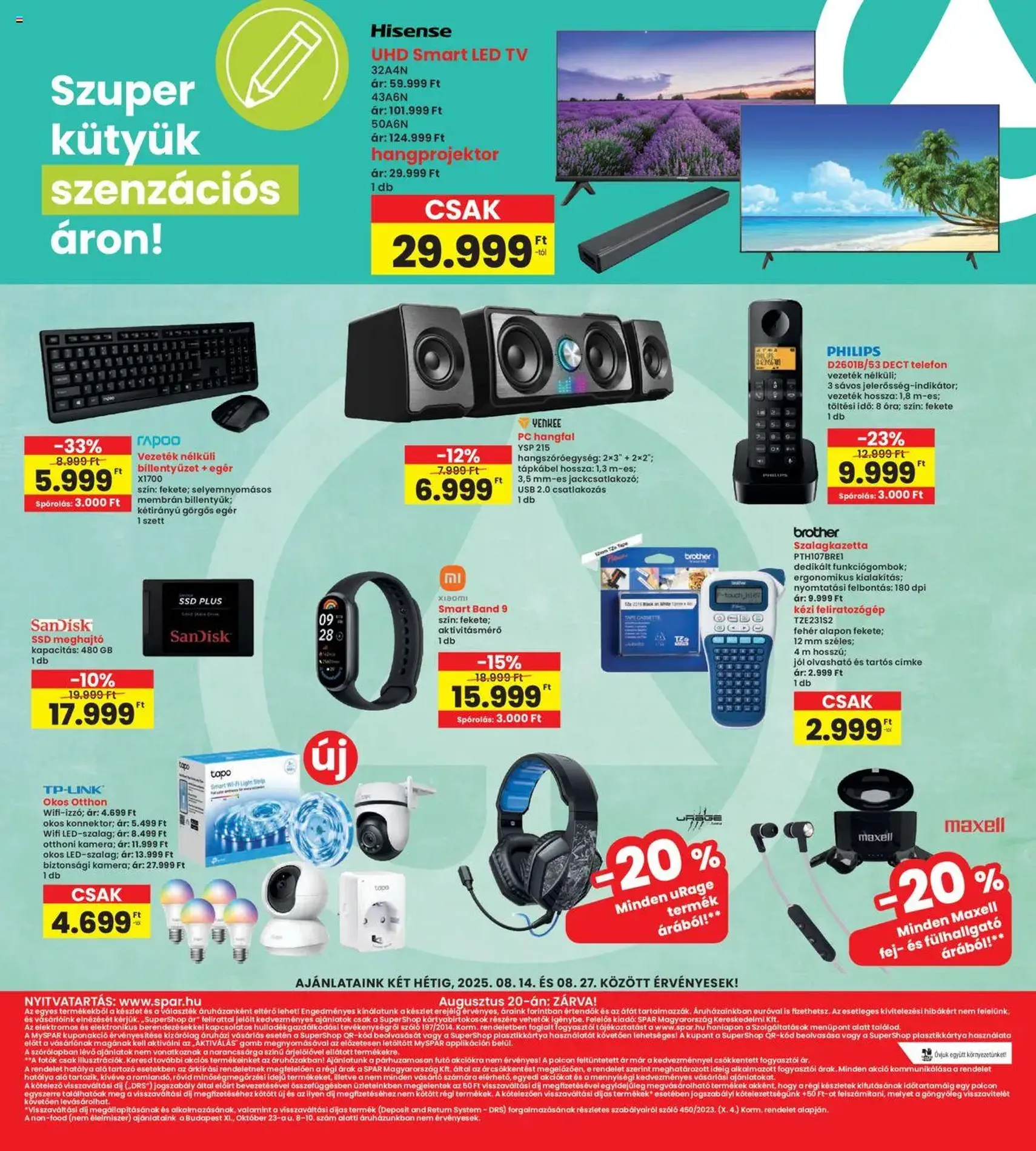 Interspar Akciós újság - 2025.08.14. érvényes szórólap 15 oldal 17 oldalból Interspar Akciós újság - 2025.08.14. érvényes szórólap 15 oldal 17 oldalból