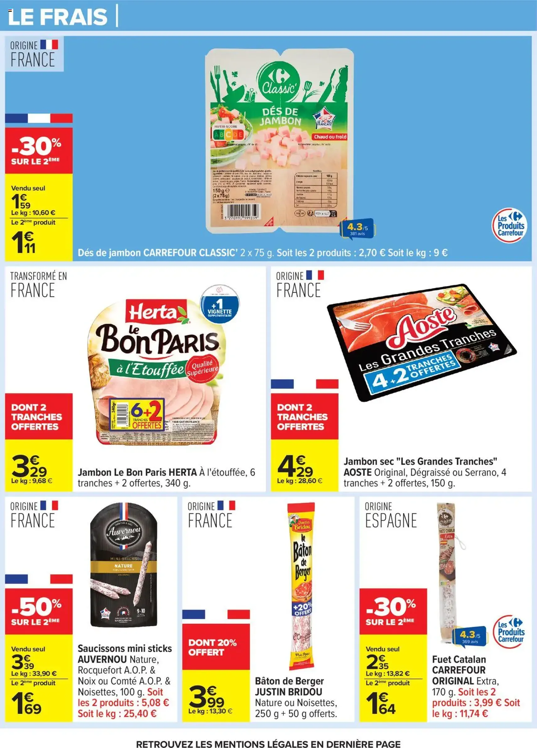 Carrefour catalogue de la semaine 33 - brochure valable à partir du 12/08/2025, page 21 sur 69 Carrefour catalogue de la semaine 33 - brochure valable à partir du 12/08/2025, page 21 sur 69