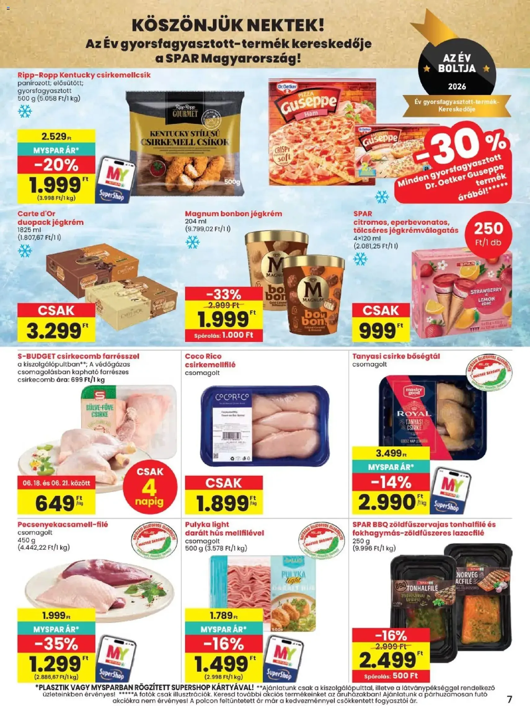 Spar akciós újság - 2026.06.18. érvényes szórólap 7 oldal 20 oldalból