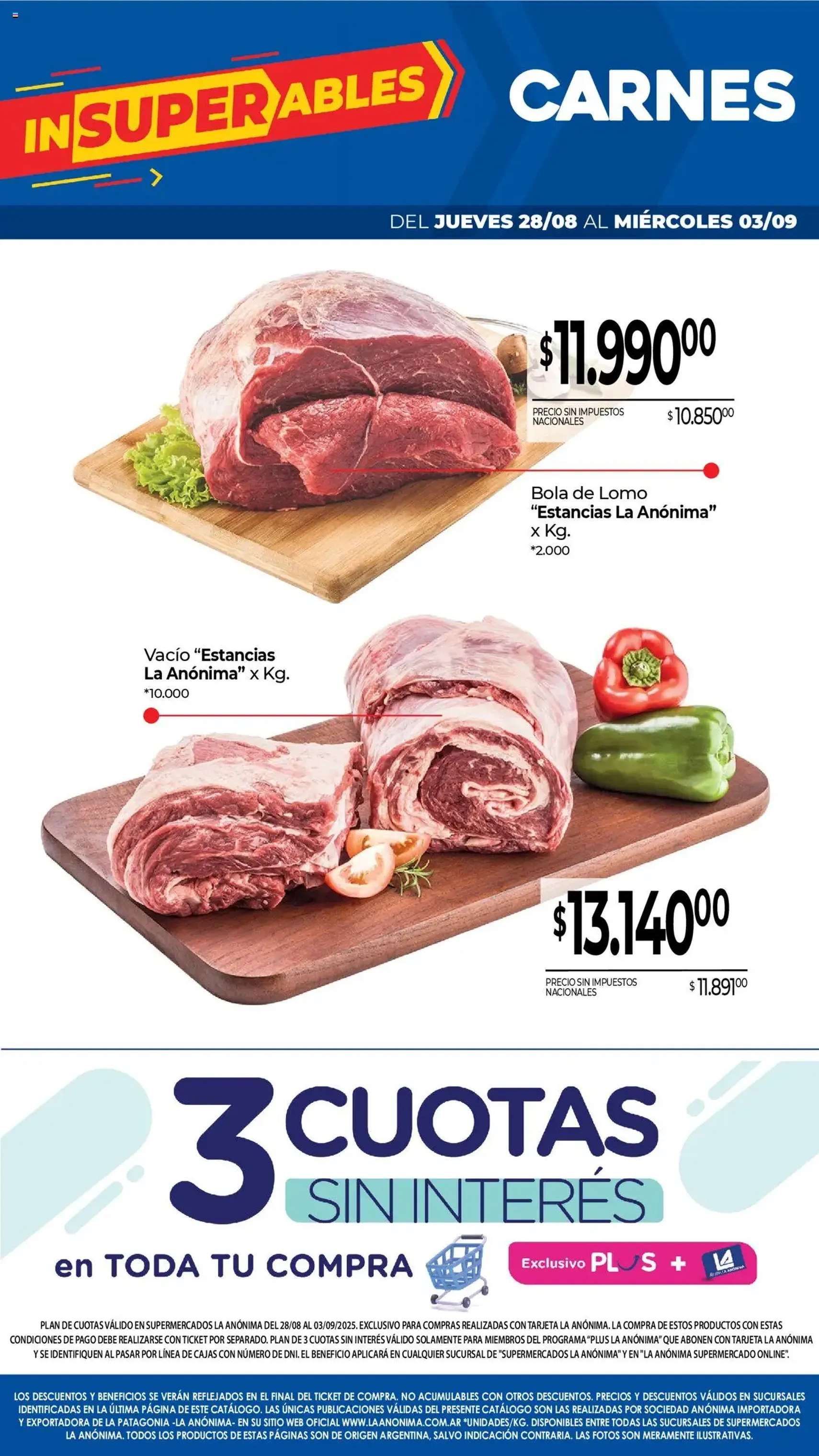 La Anonima catálogo - folleto válido desde 28/08/2025 página 2 de 9 La Anonima catálogo - folleto válido desde 28/08/2025 página 2 de 9
