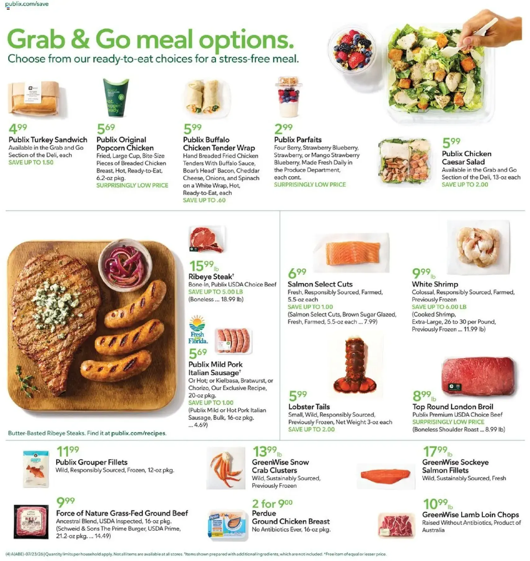 Publix Weekly Ad - valid flyer from 07/22/2026, page 4 of 17