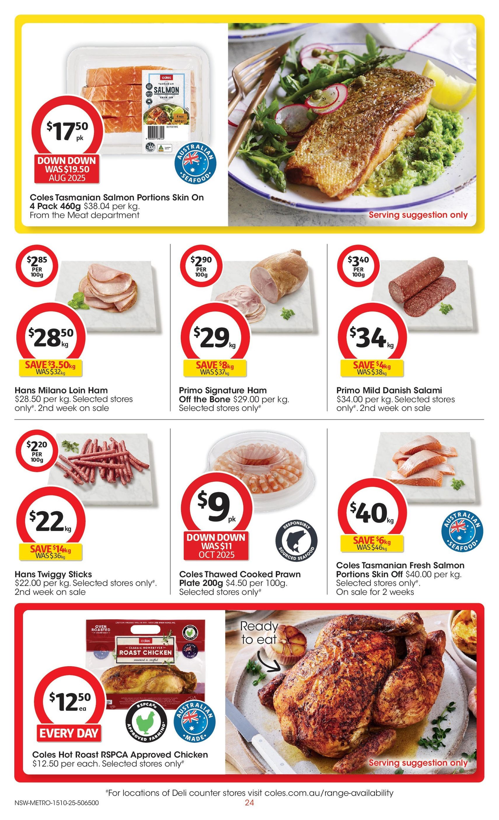 Coles Catalogue NSW - valid flyer from 15/10/2025, page 24 of 51 Coles Catalogue NSW - valid flyer from 15/10/2025, page 24 of 51