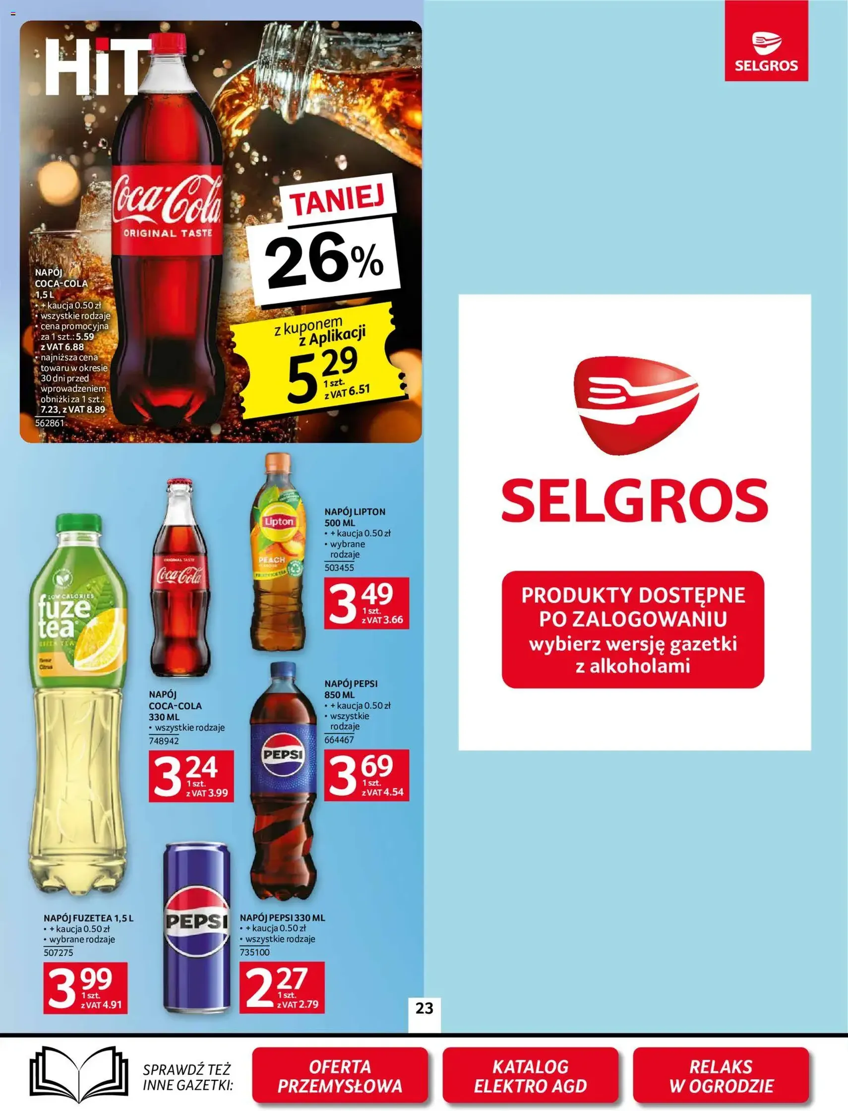Selgros cash&carry gazetka - ważny gazetka od 07.05.2026 strona 23 z 33
