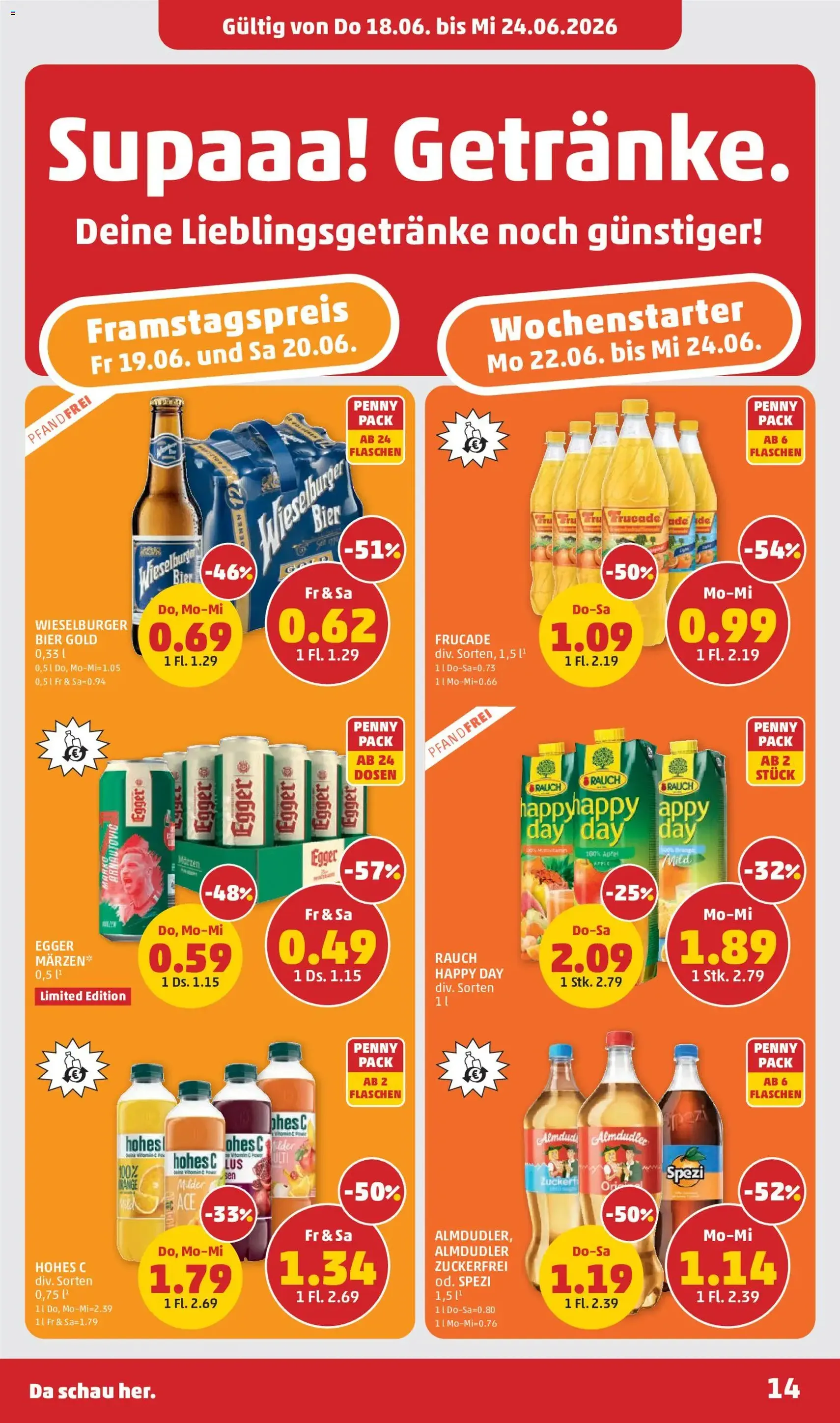 Penny Markt Schmankerl Post - Gültiger Prospekt ab 18.06.2026, Seite 14 von insgesamt 32