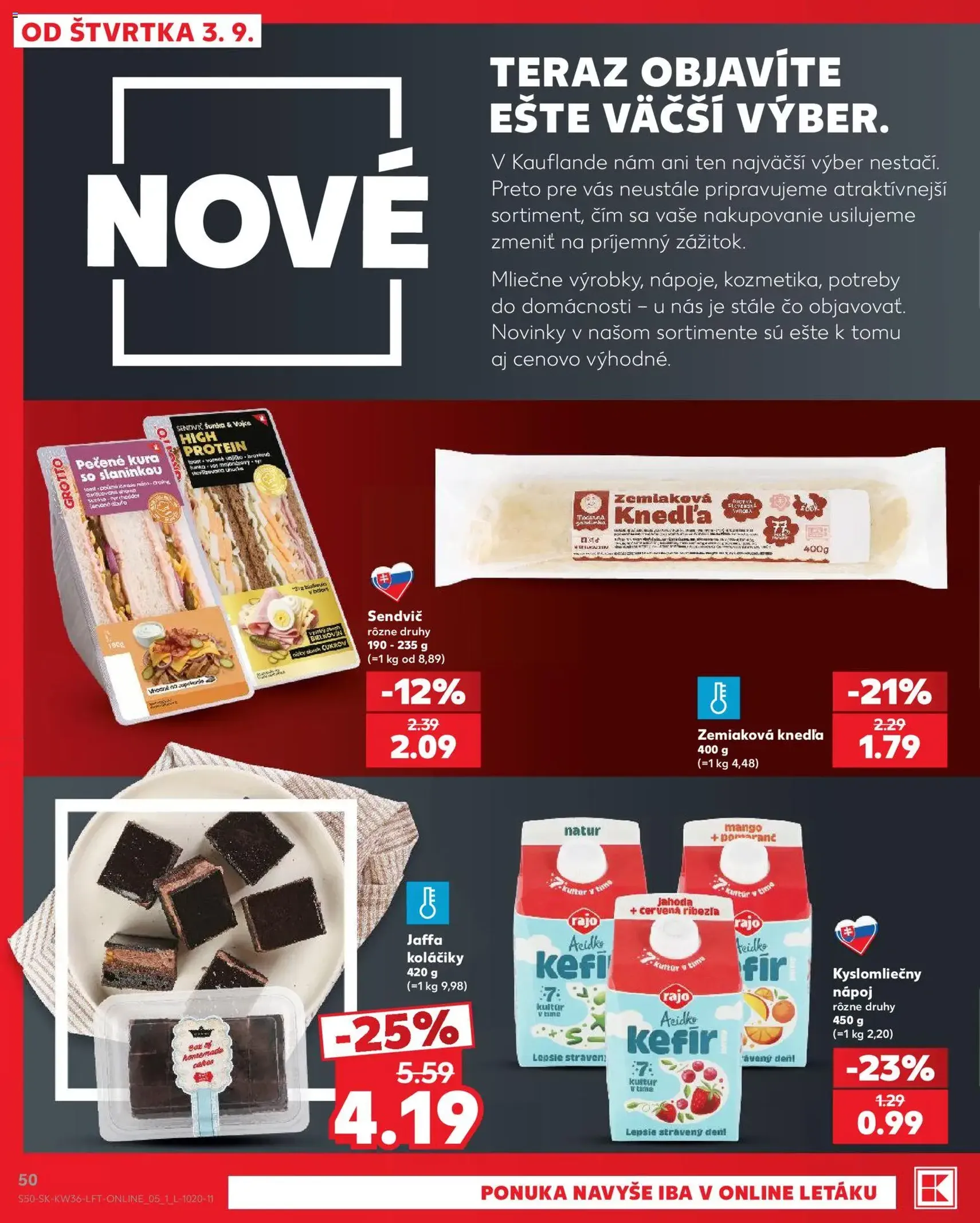 Kaufland leták - platný leták od 03.09.2026 strana 50 z 80