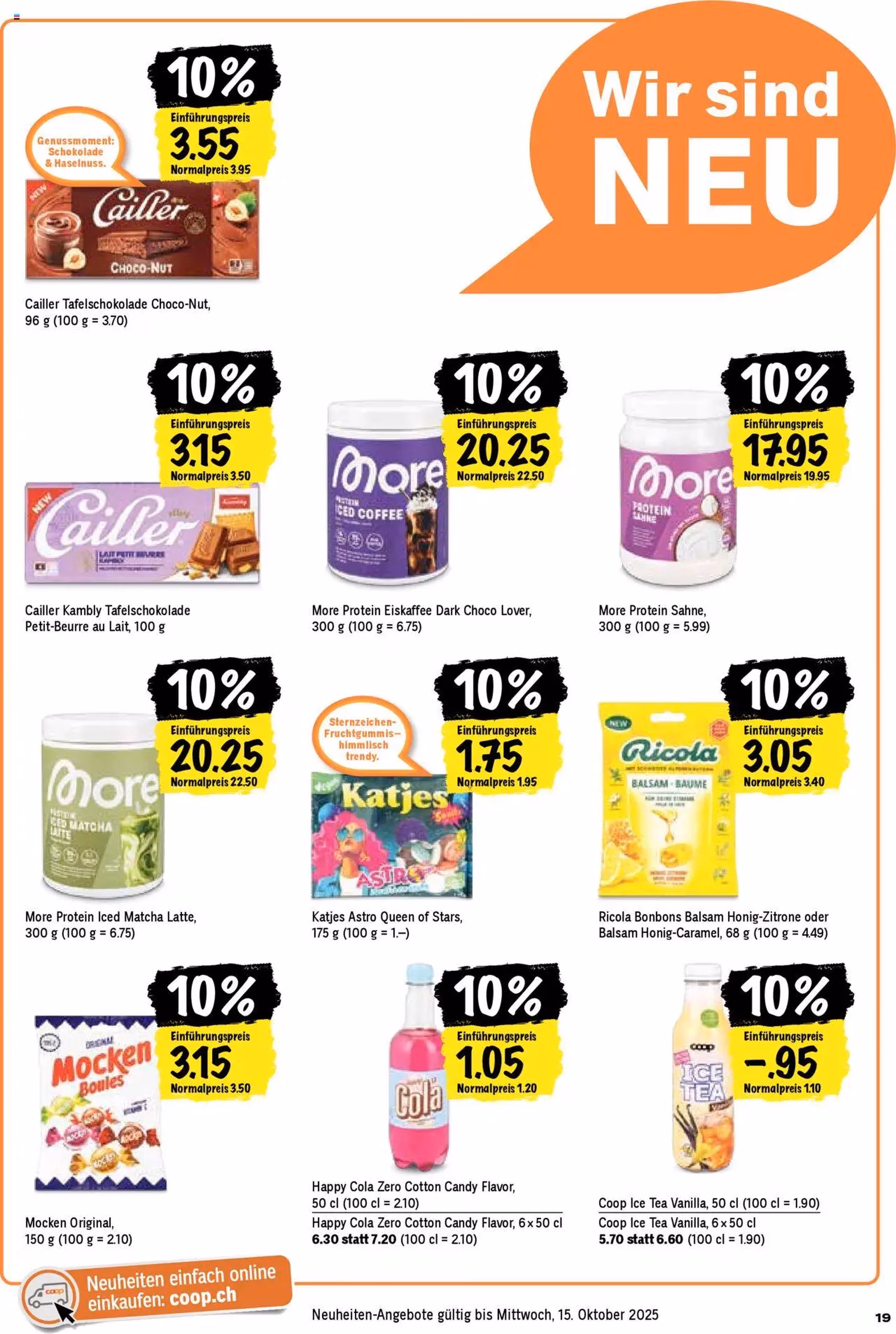 Coop Aktionen - Gültiger Prospekt ab 02.10.2025, Seite 19 von insgesamt 28