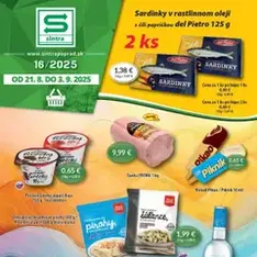 Sintra leták - náhľad letáku platný od 21.08.2025