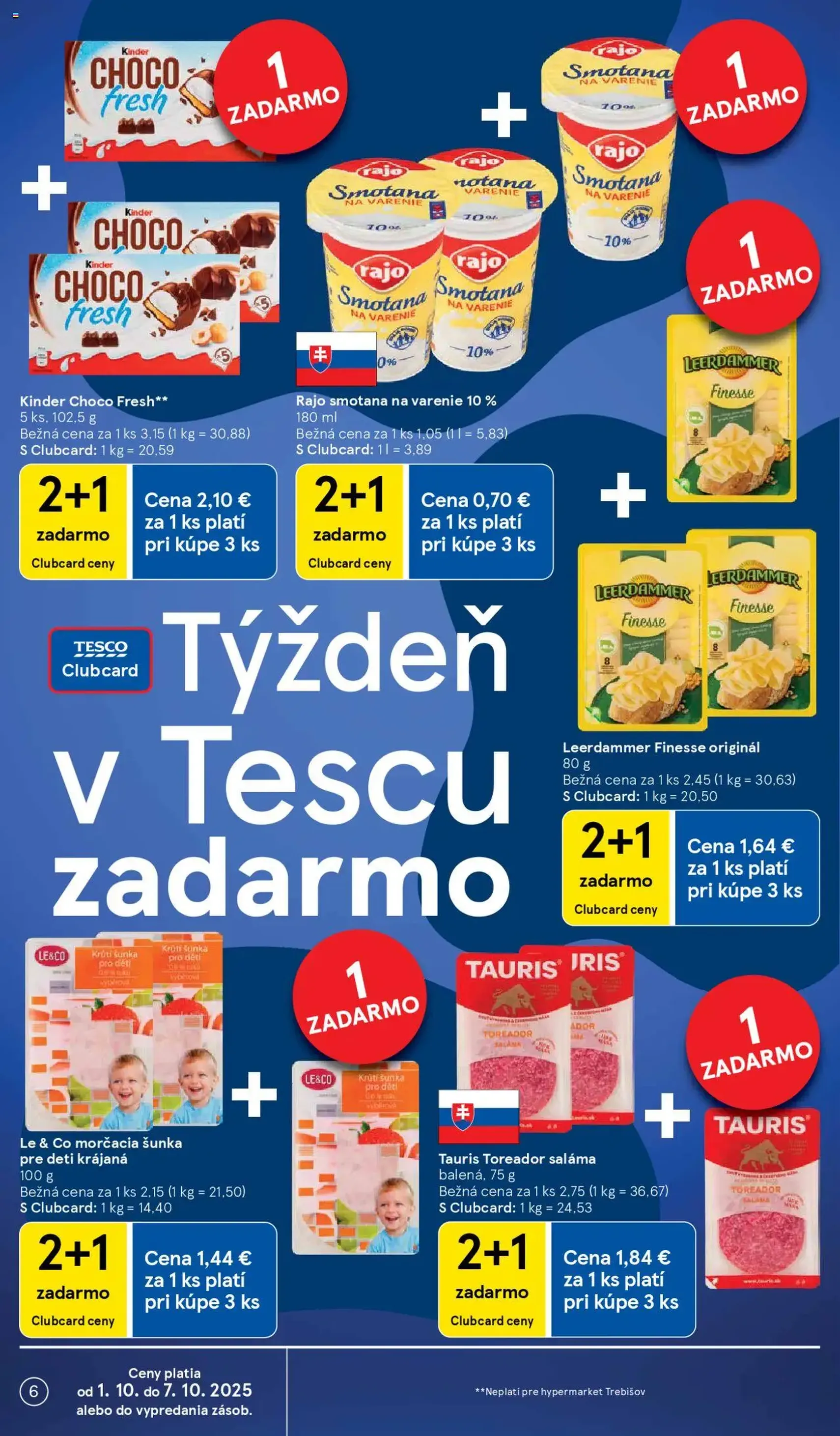Tesco Hypermarket - leták - platný leták od 01.10.2025 strana 6 z 33