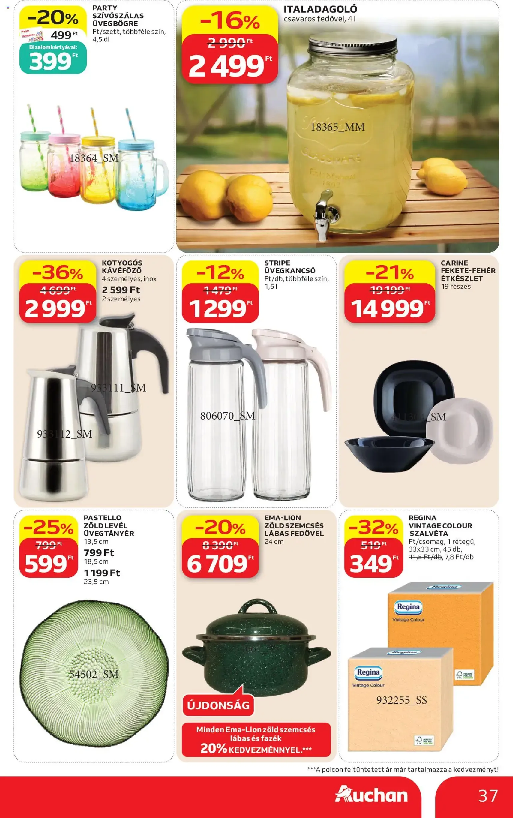 Auchan akciós újság - 2026.07.09. érvényes szórólap 37 oldal 50 oldalból