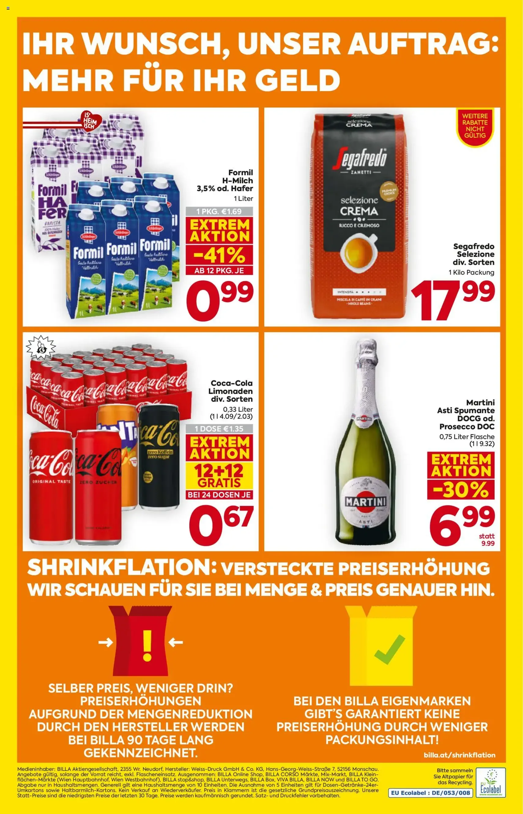 Billa Flugblatt - Gültiger Prospekt ab 05.02.2026, Seite 16 von insgesamt 16