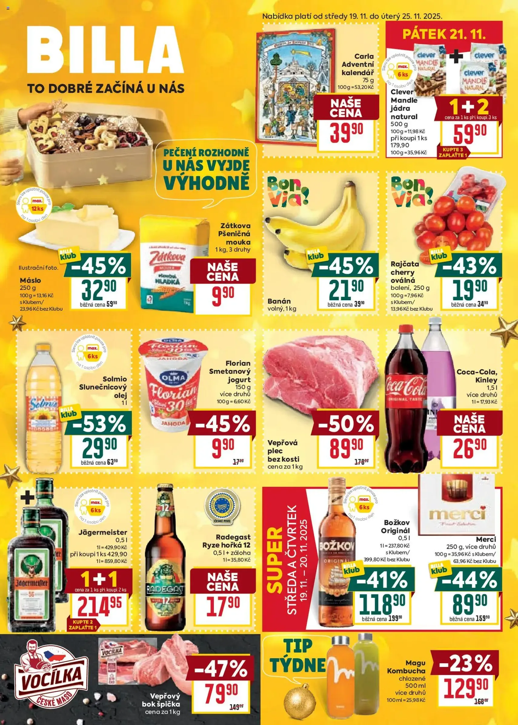 Billa Velký leták - platný leták od 19.11.2025 strana 1 z 47