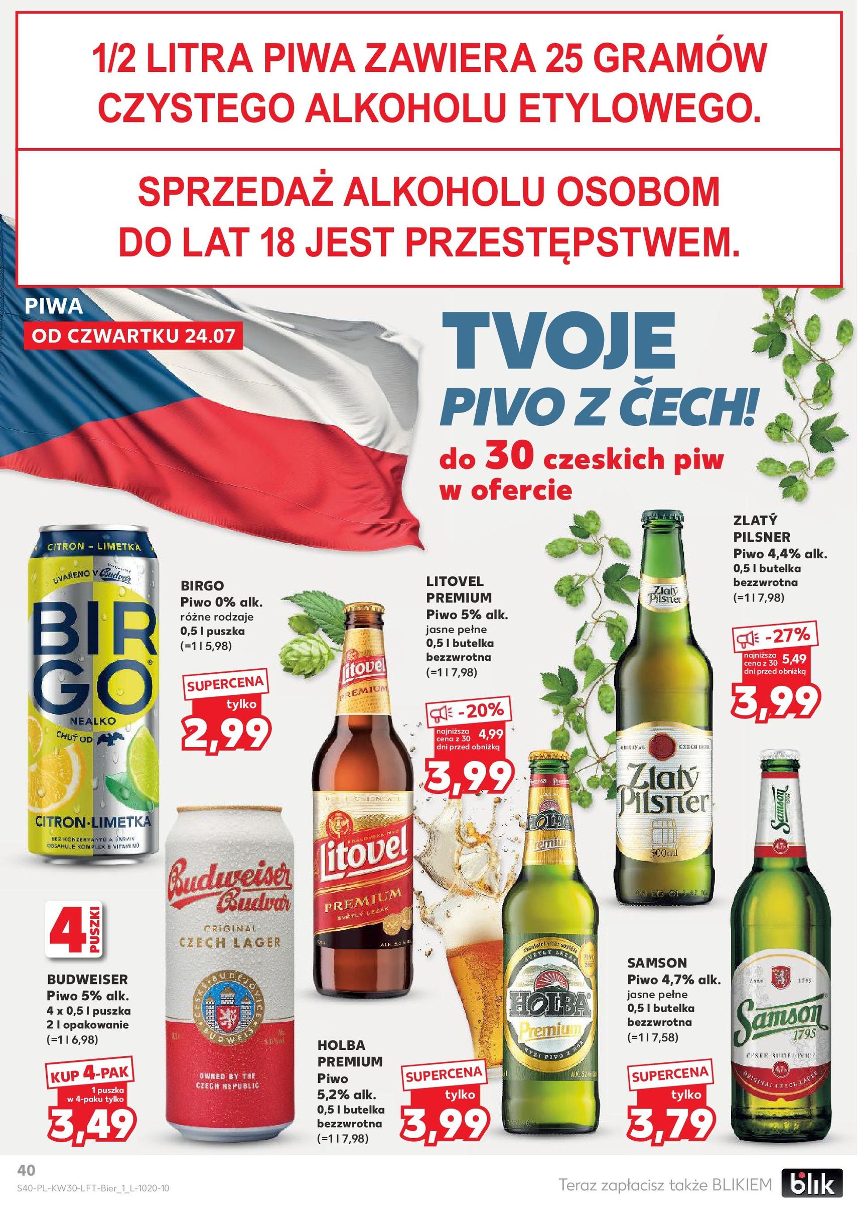 Kaufland gazetka - ważny gazetka od 24.07.2025 strona 40 z 51 Kaufland gazetka - ważny gazetka od 24.07.2025 strona 40 z 51