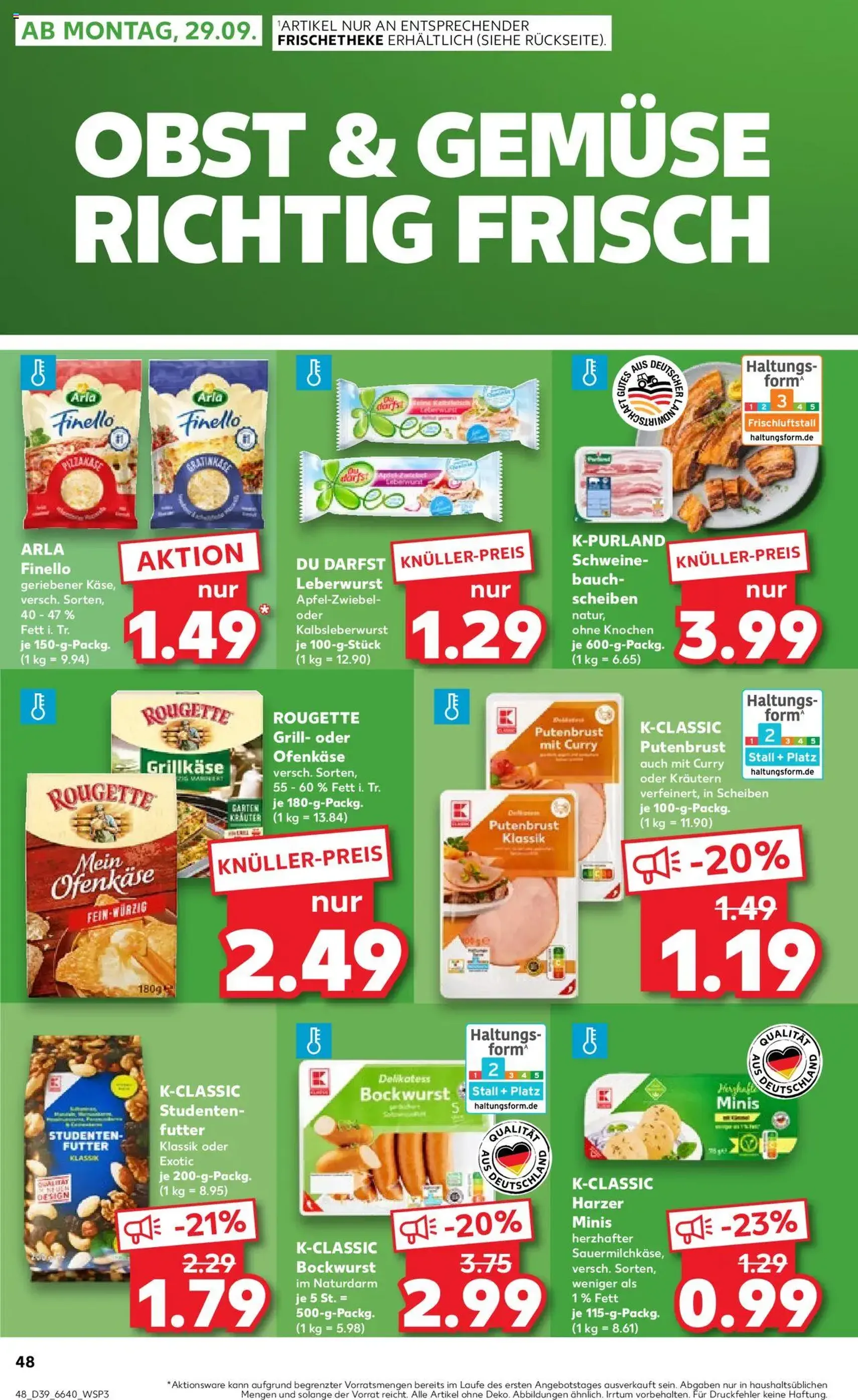Kaufland Prospekt - Gültiger Prospekt ab 25.09.2025, Seite 48 von insgesamt 60