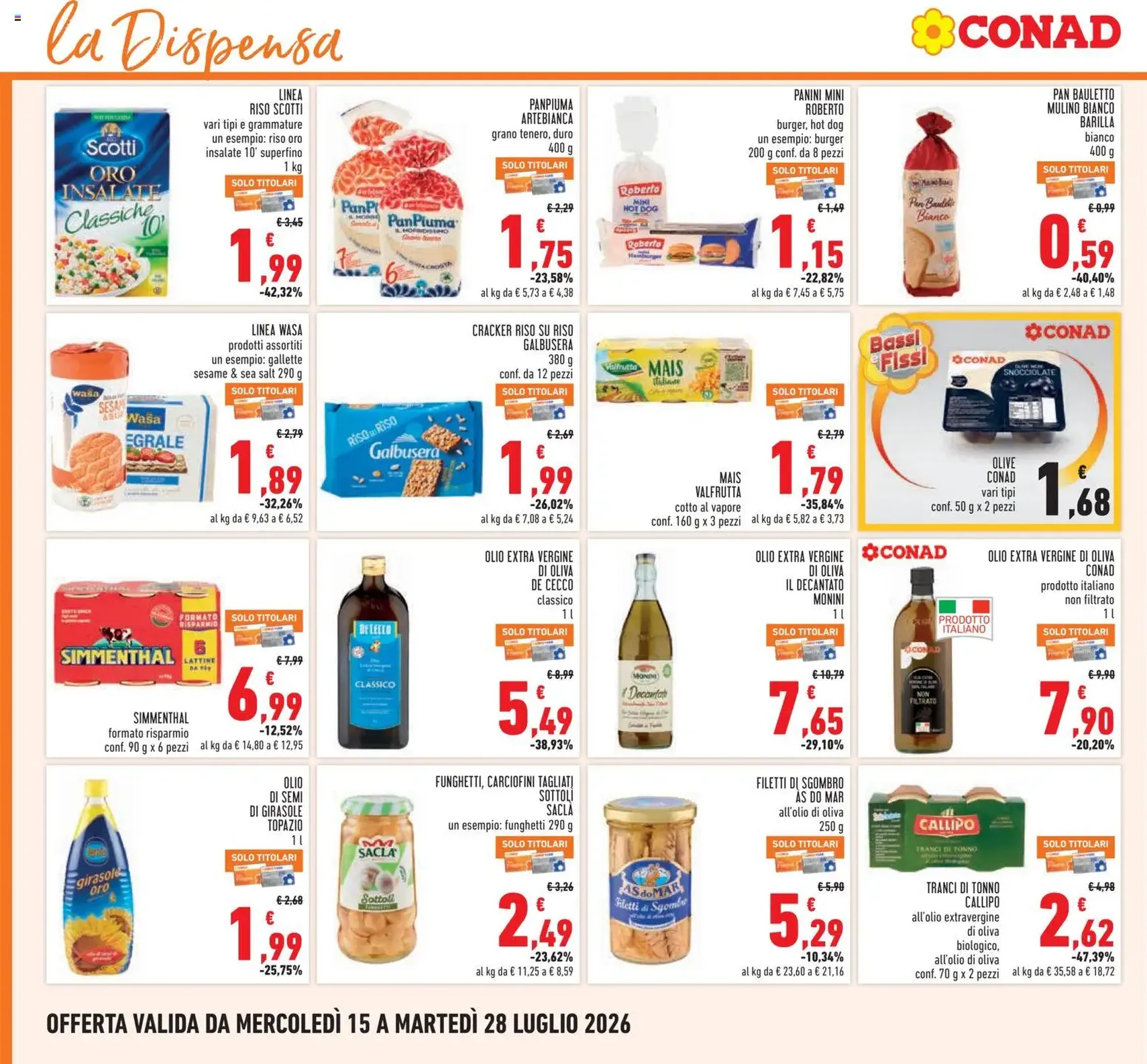Conad volantino - volantino valido dal 15/07/2026 pagina 16 di 28